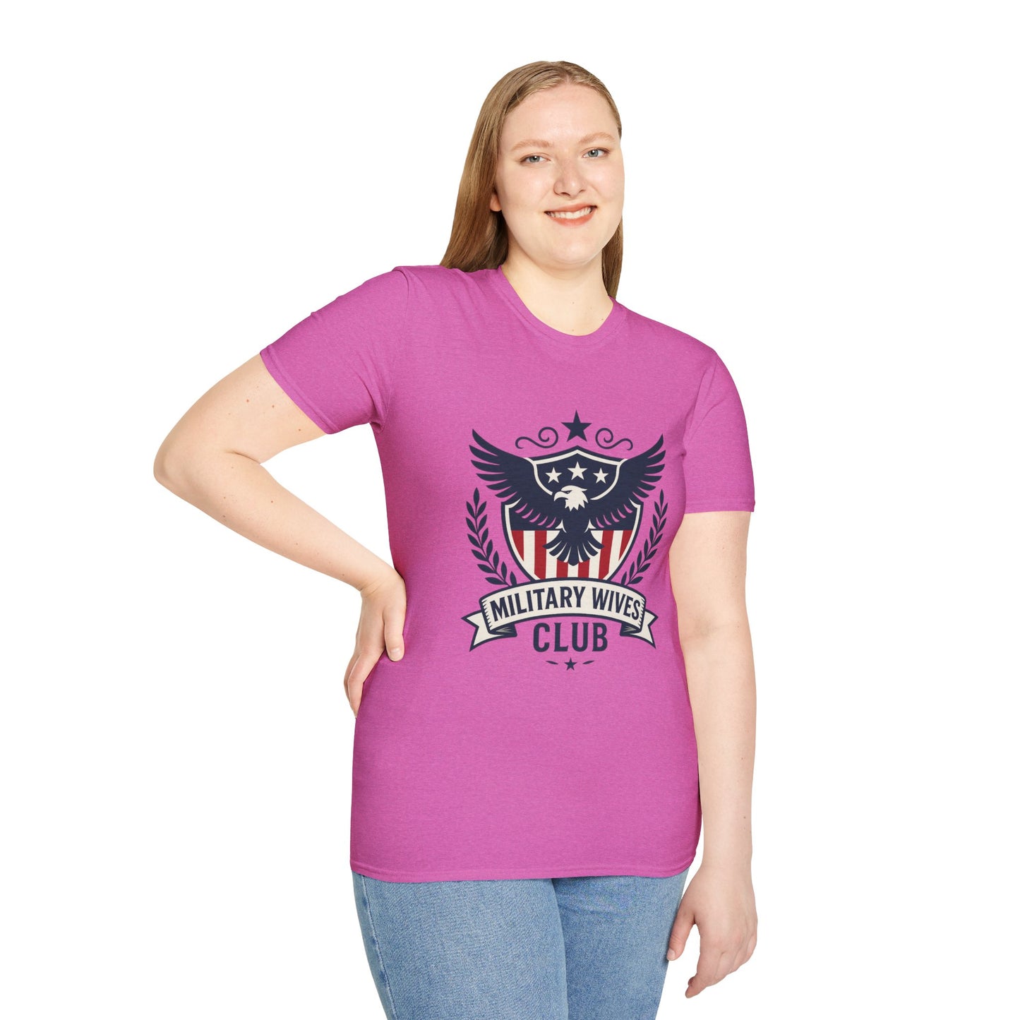 Military Wives Club Women's Relaxed Tshirt (Crest Logo)
