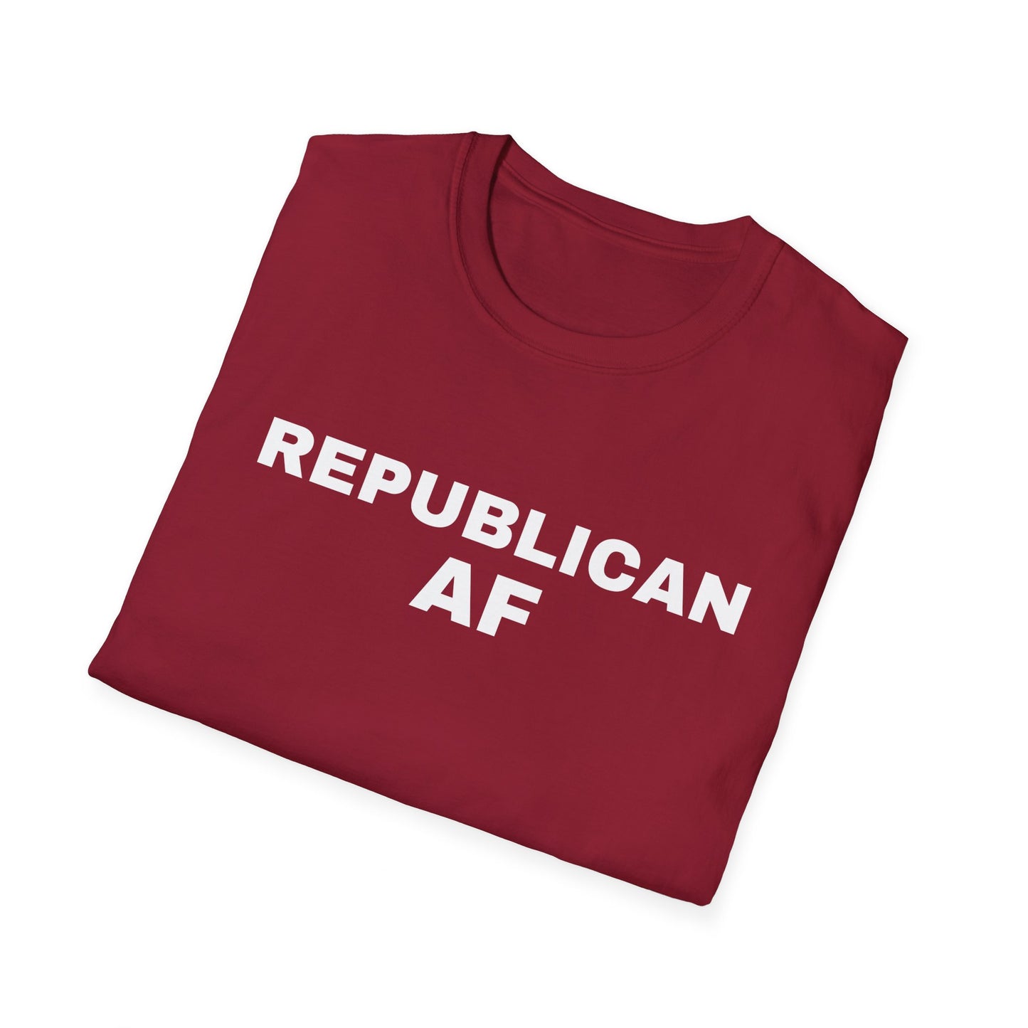 Republican AF Men's Tshirt (White Logo) - Sweet Baby Jeez Teez