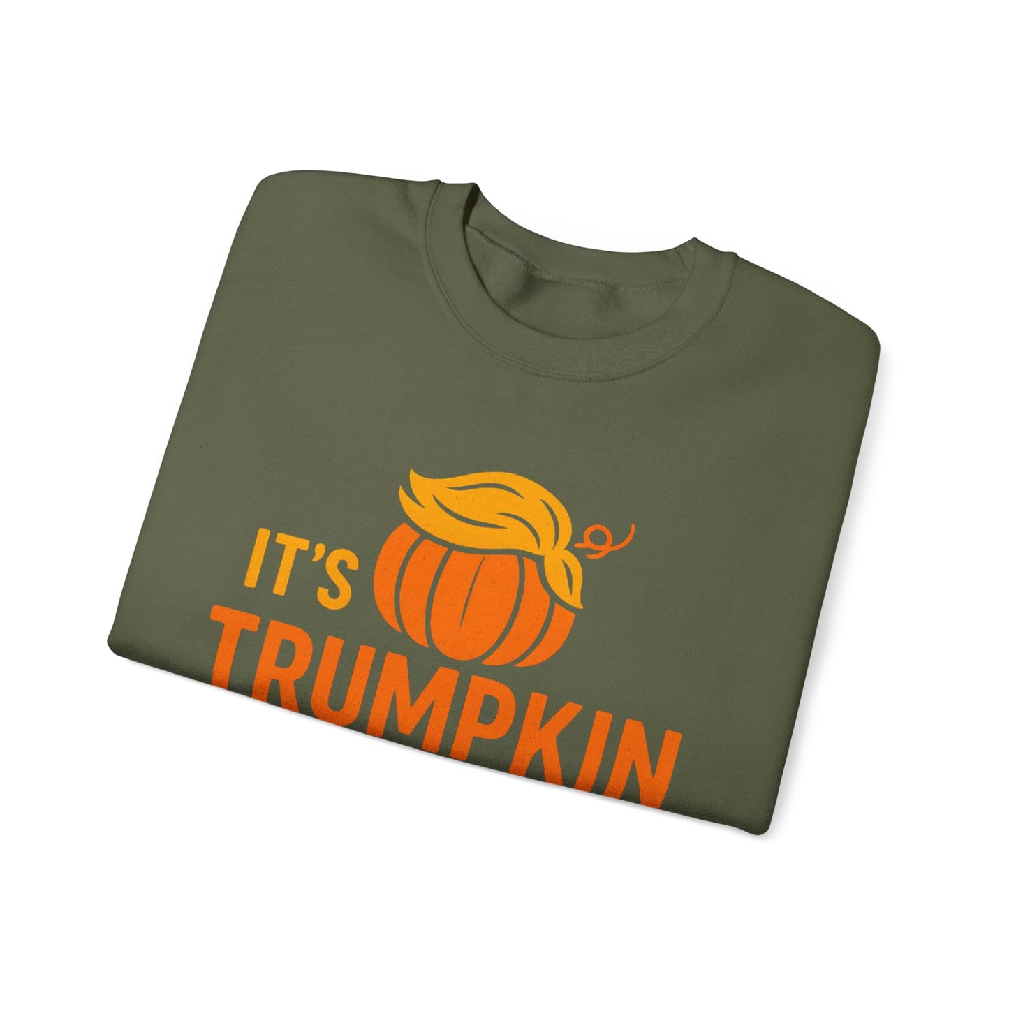 TRUMP-kin Spice Unisex Cozy Sweatshirt (Pumpkin Logo)