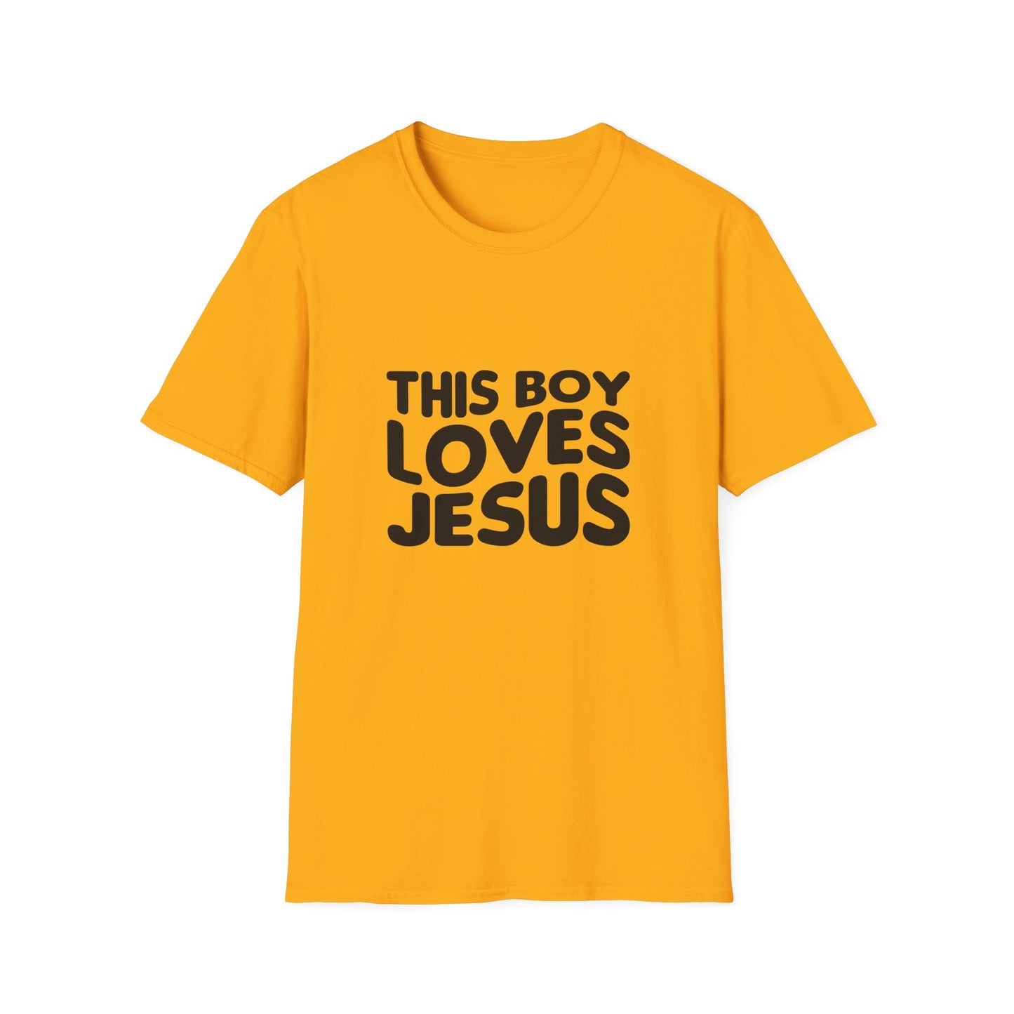 This Boy Loves Jesus Men's Tshirt - Sweet Baby Jeez Teez