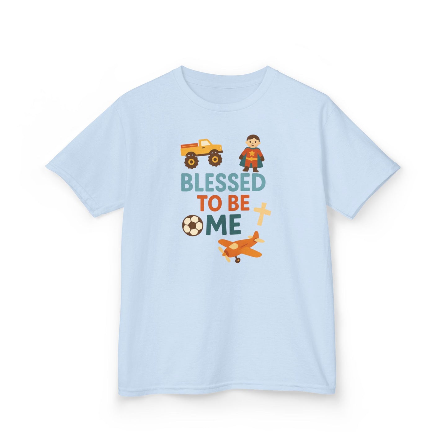 "Blessed to Be Me" Christian Boys Tshirt (Airplane Logo)