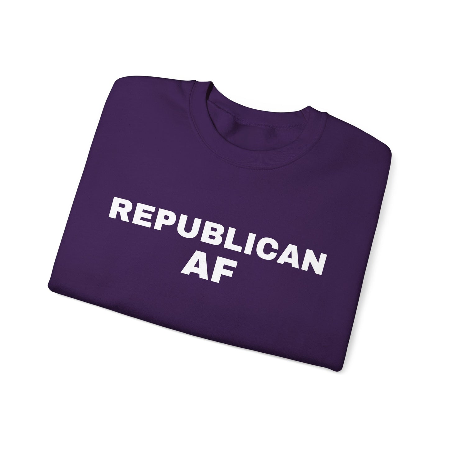 Republican AF Women's Sweatshirt (White Logo) - Sweet Baby Jeez Teez
