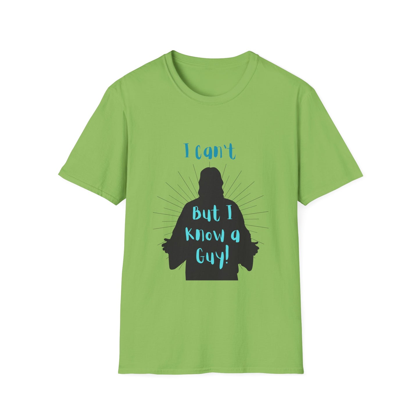 I Know a Guy Men's Tshirt (Black Logo) - Sweet Baby Jeez Teez