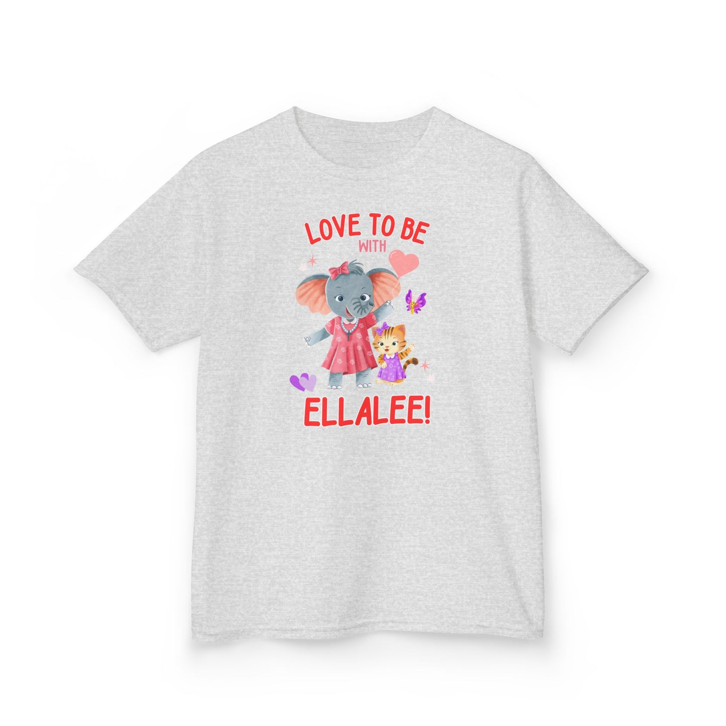 Ellalee the Elephant (TM), Love to be with Ellalee Kids Tshirt