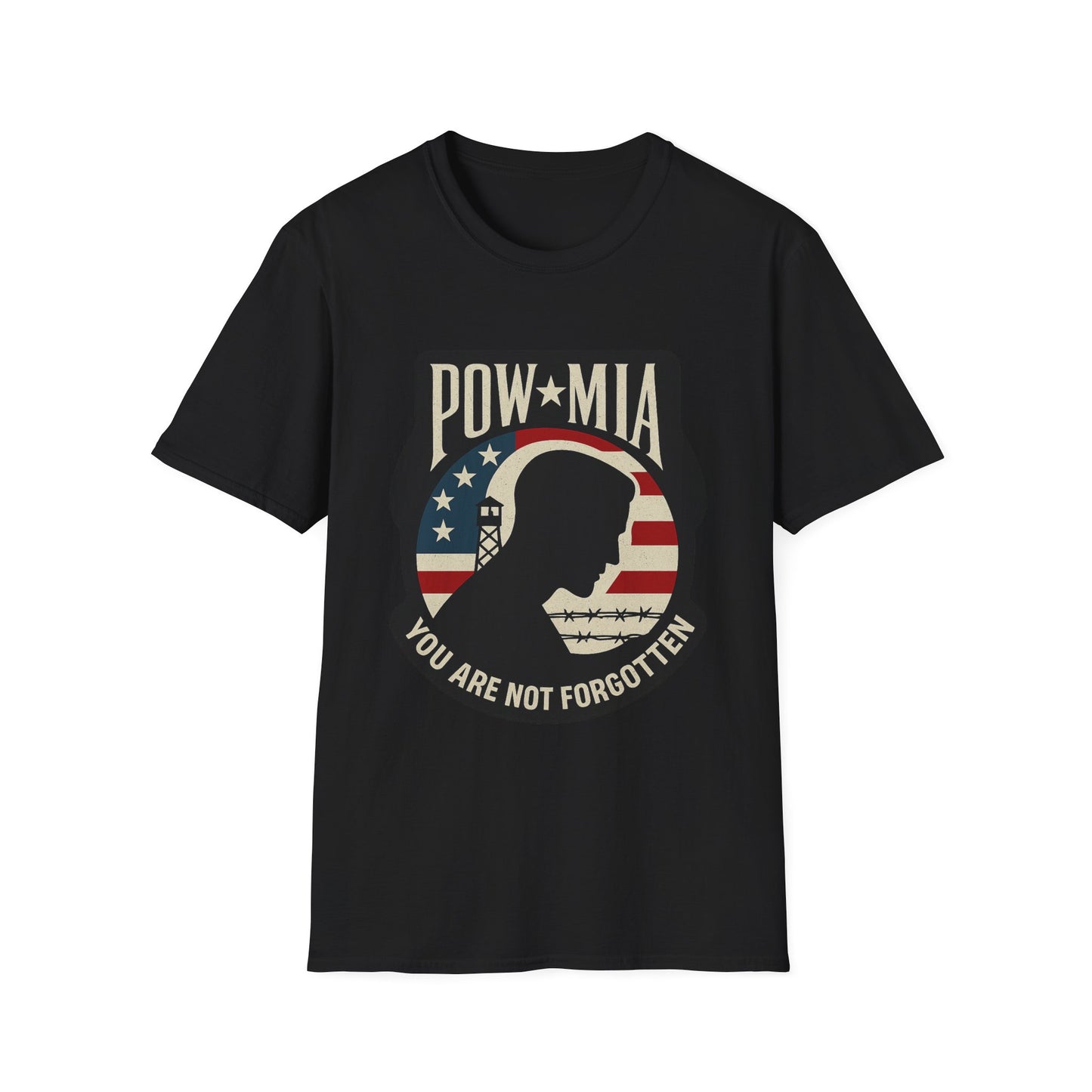 "POW-MIA You are not Forgotten" Military Tribute Unisex T-Shirt