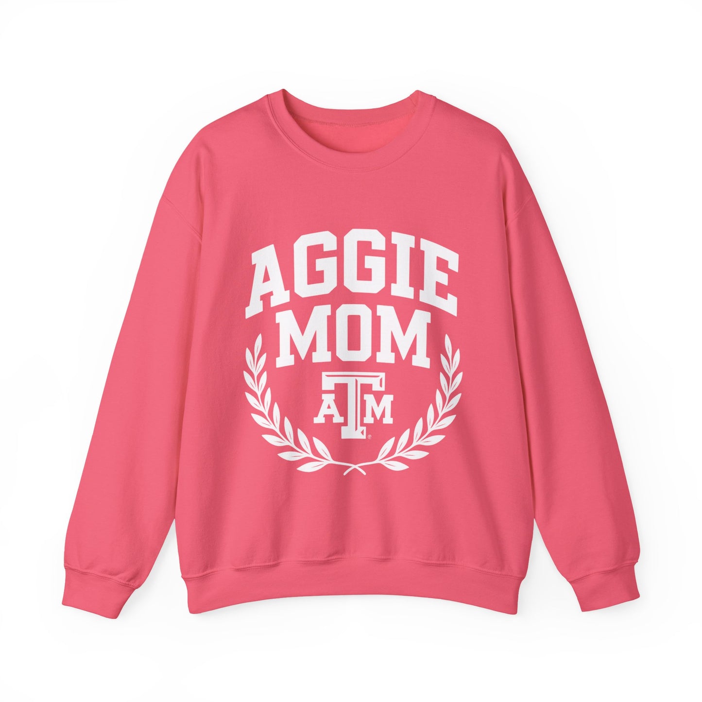 Aggie Mom Texas A&M Cozy Women's Crewneck Sweatshirt - Sweet Baby Jeez Teez