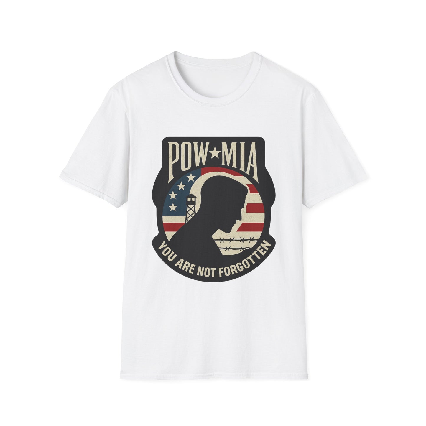 "POW-MIA You are not Forgotten" Military Tribute Unisex T-Shirt