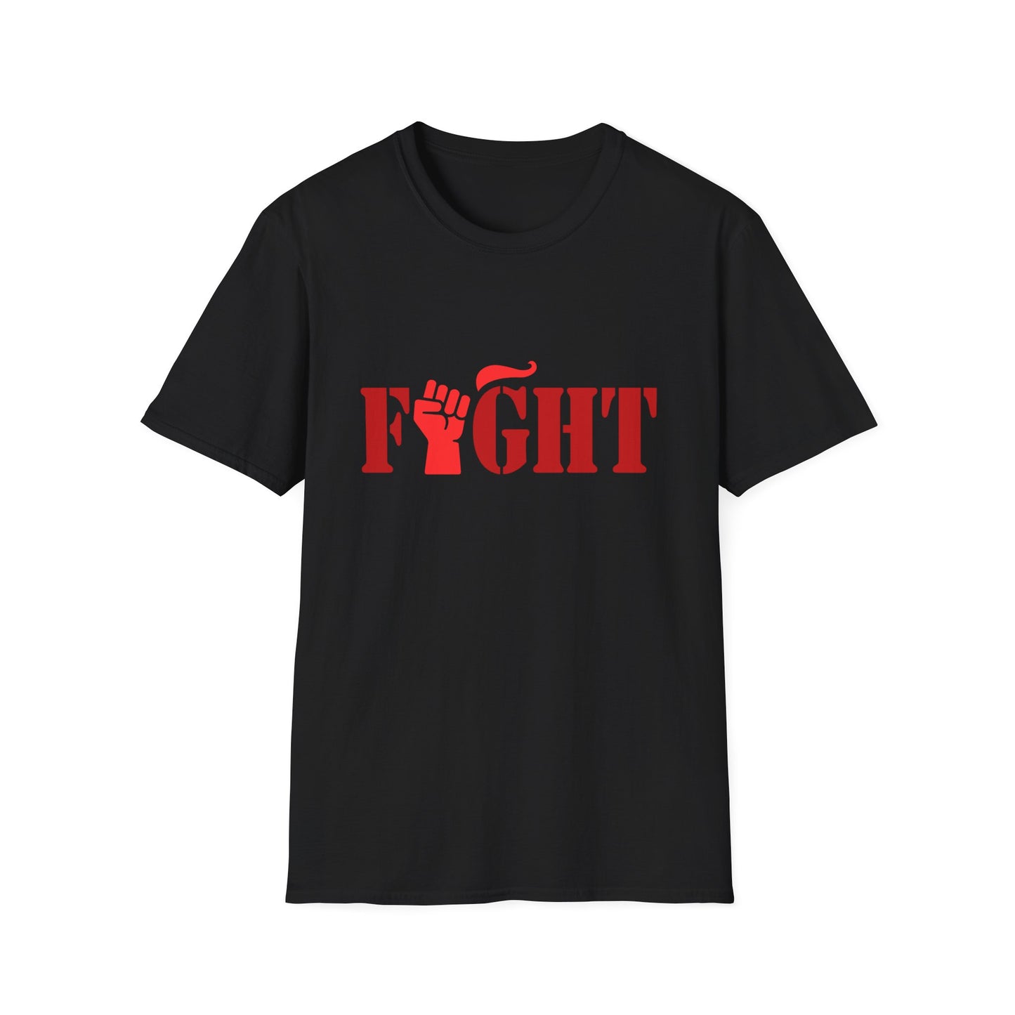 Fight Women's Relaxed/Plus Tshirt (Red Fist Logo) - Sweet Baby Jeez Teez