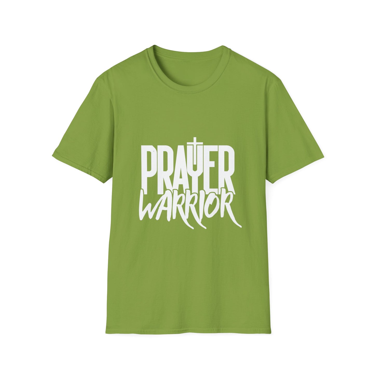 Prayer Warrior Men's Tshirt (White Logo) - Sweet Baby Jeez Teez