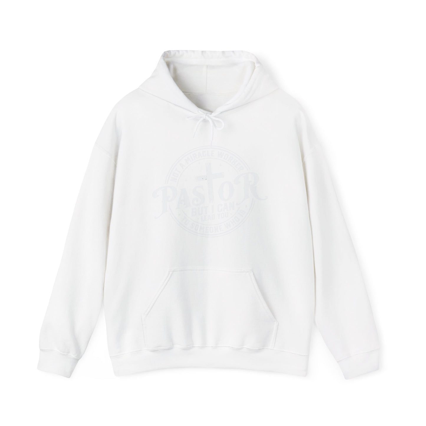 Pastor Women's Relaxed Hooded Sweatshirt (White Logo) - Sweet Baby Jeez Teez