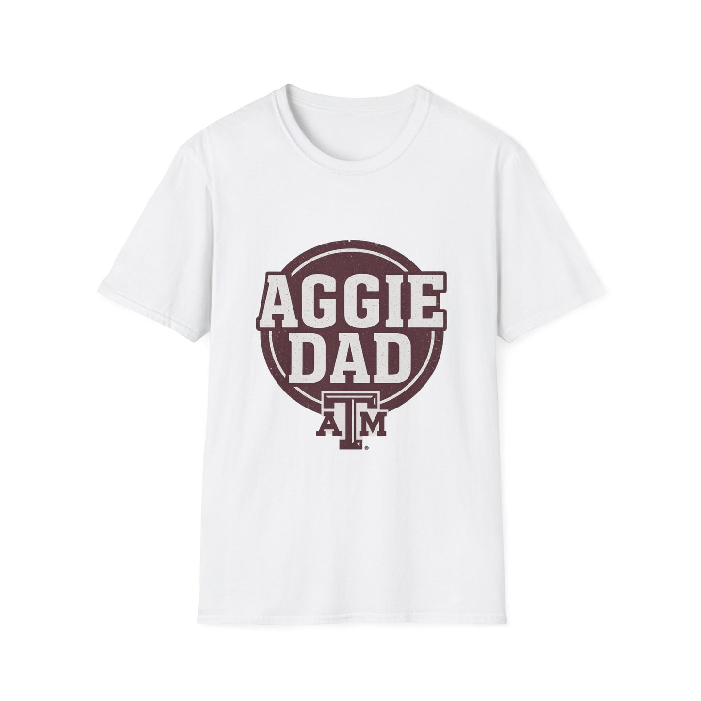 Aggie Dad Texas A&M Men's Softstyle T-Shirt - Sweet Baby Jeez Teez