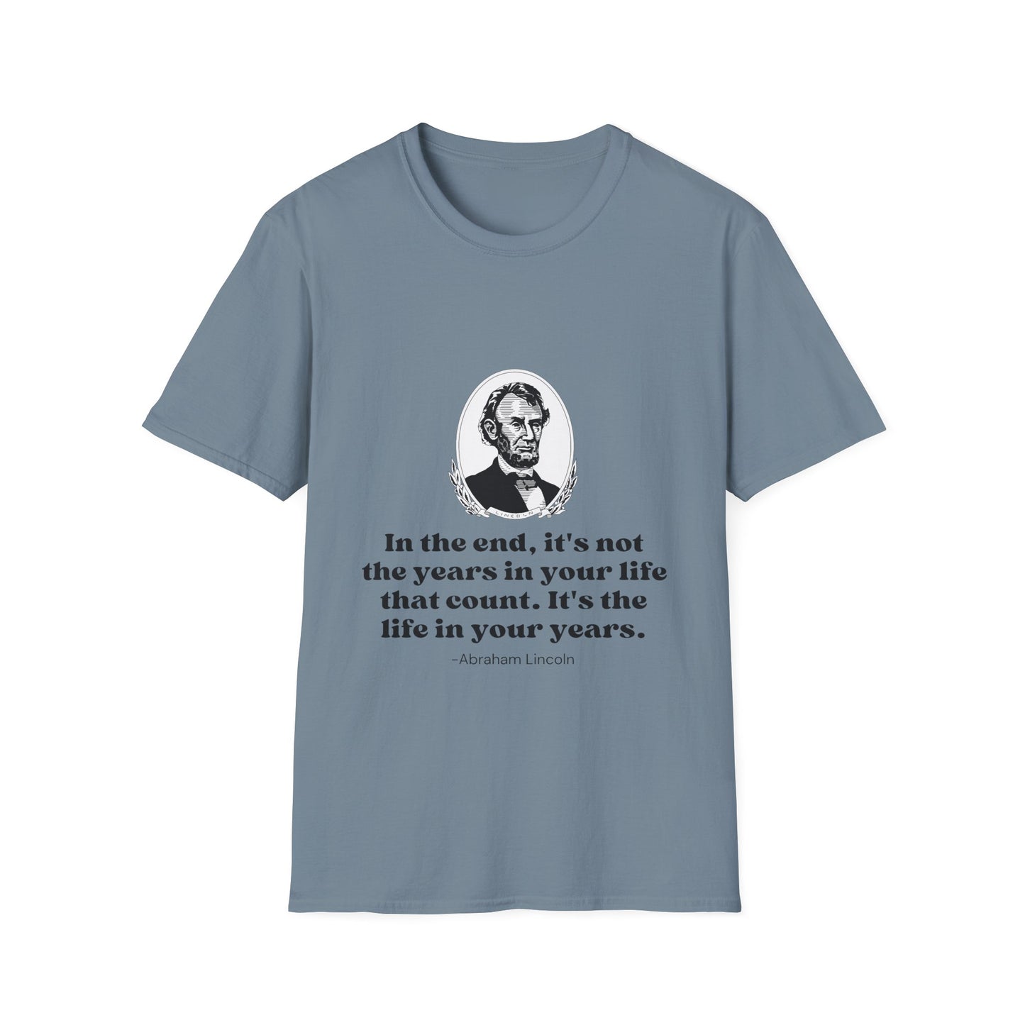 Life in Years Men's Tshirt (IW Black Logo) - Sweet Baby Jeez Teez