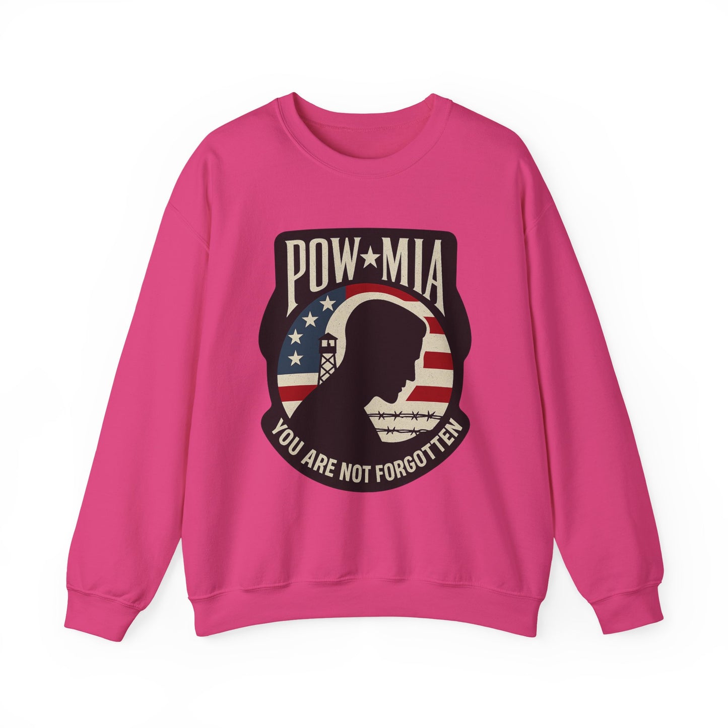"POW-MIA You are not Forgotten" Military Tribute Unisex Sweatshirt