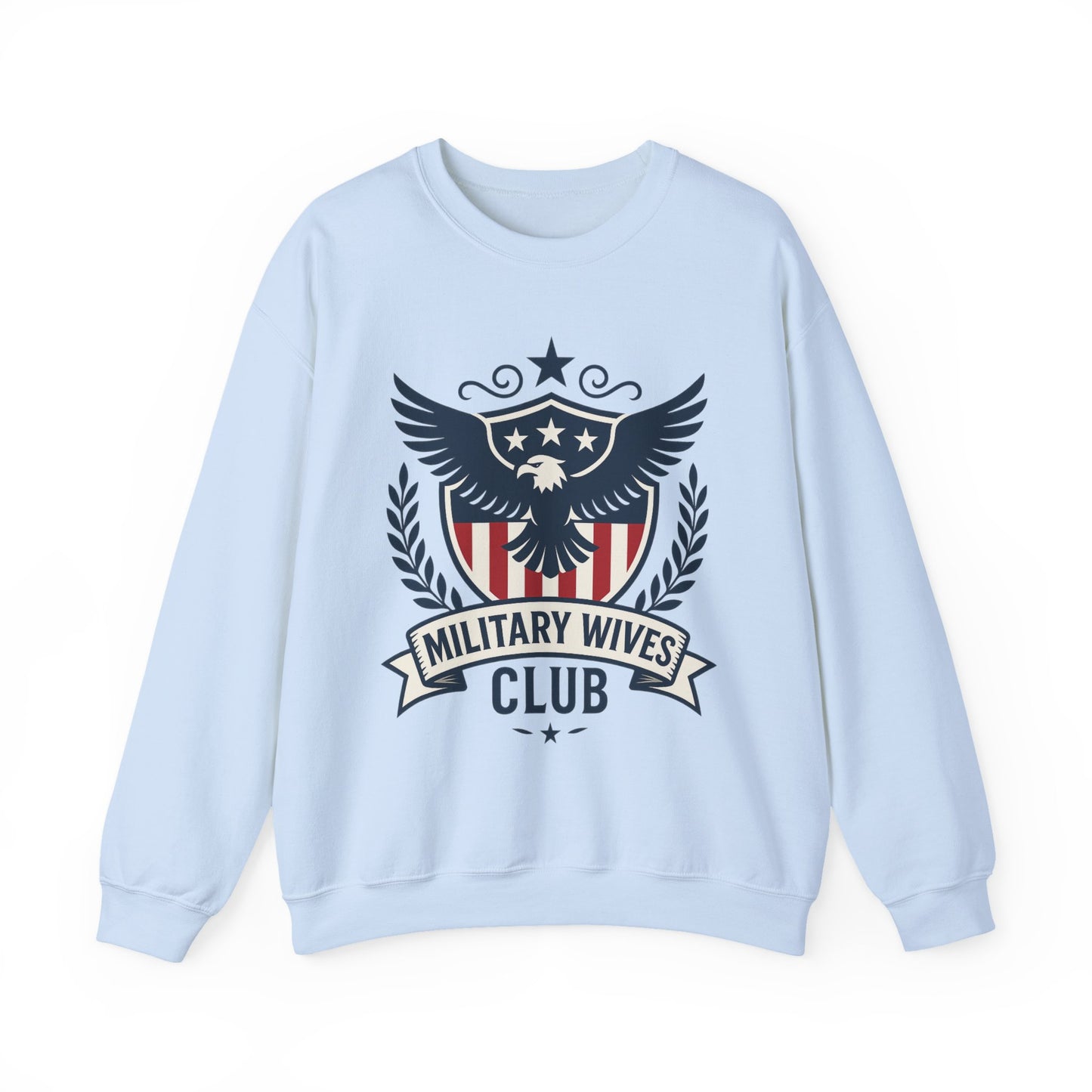 Military Moms Wives Club Relaxed Crewneck Sweatshirt