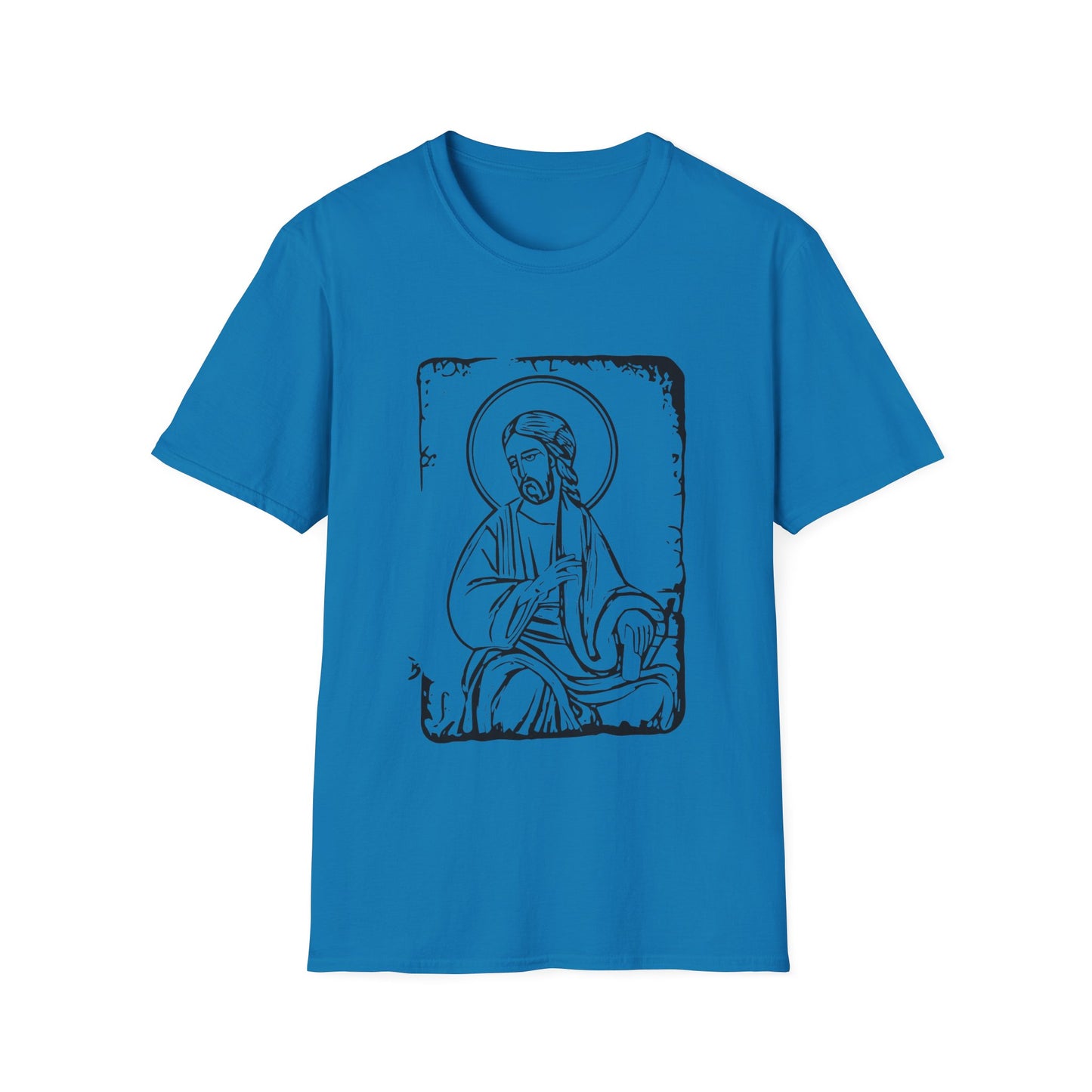 Orthodox Icon Men's Tshirt (Black Logo) - Sweet Baby Jeez Teez