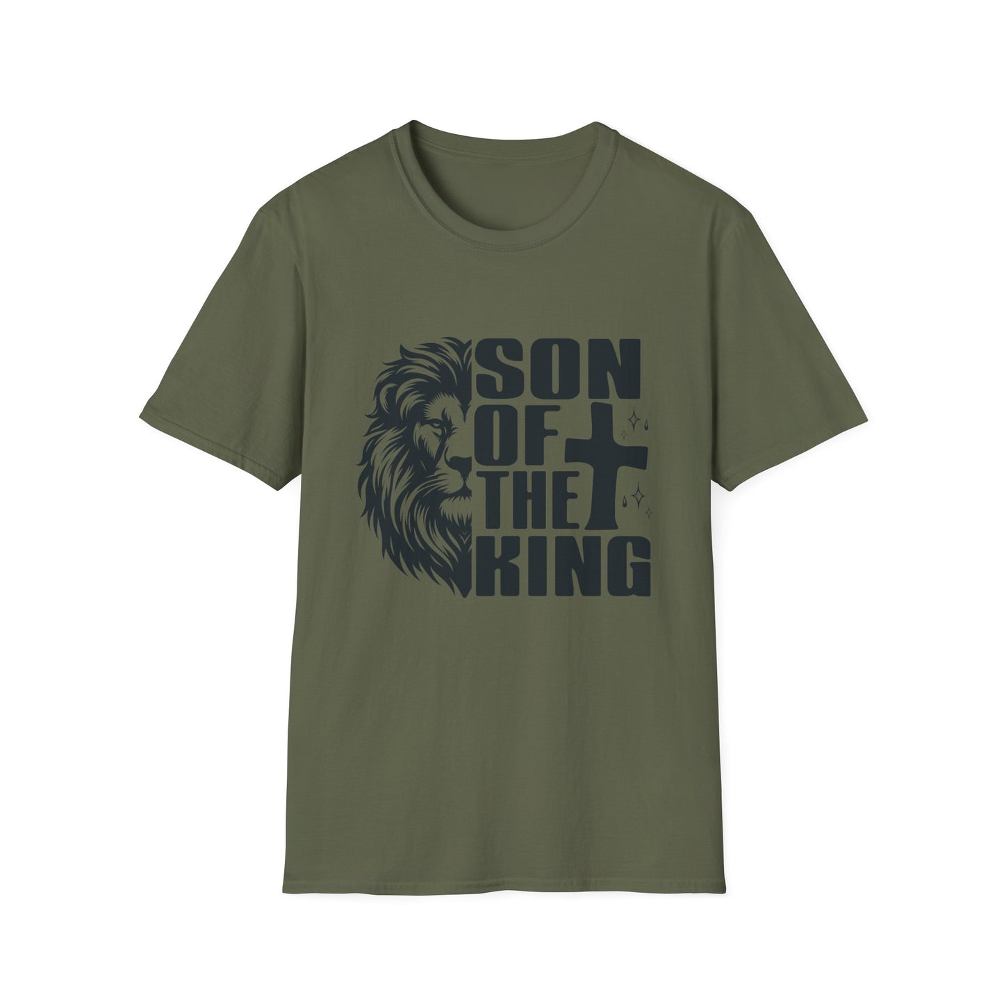 Son of the King Men's Tshirt (Black Logo) - Sweet Baby Jeez Teez