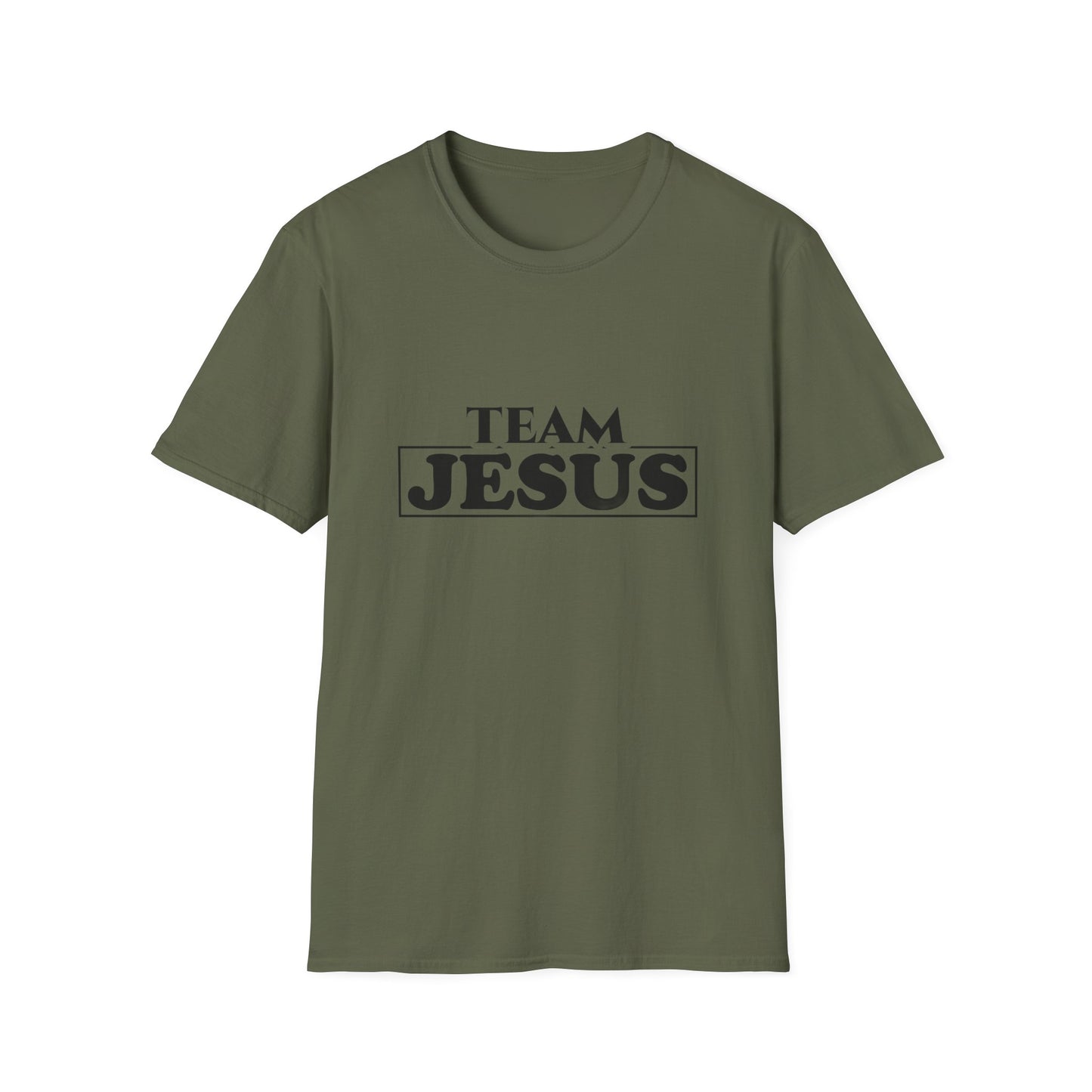 Team Jesus Men's Tshirt (Black Logo) - Sweet Baby Jeez Teez