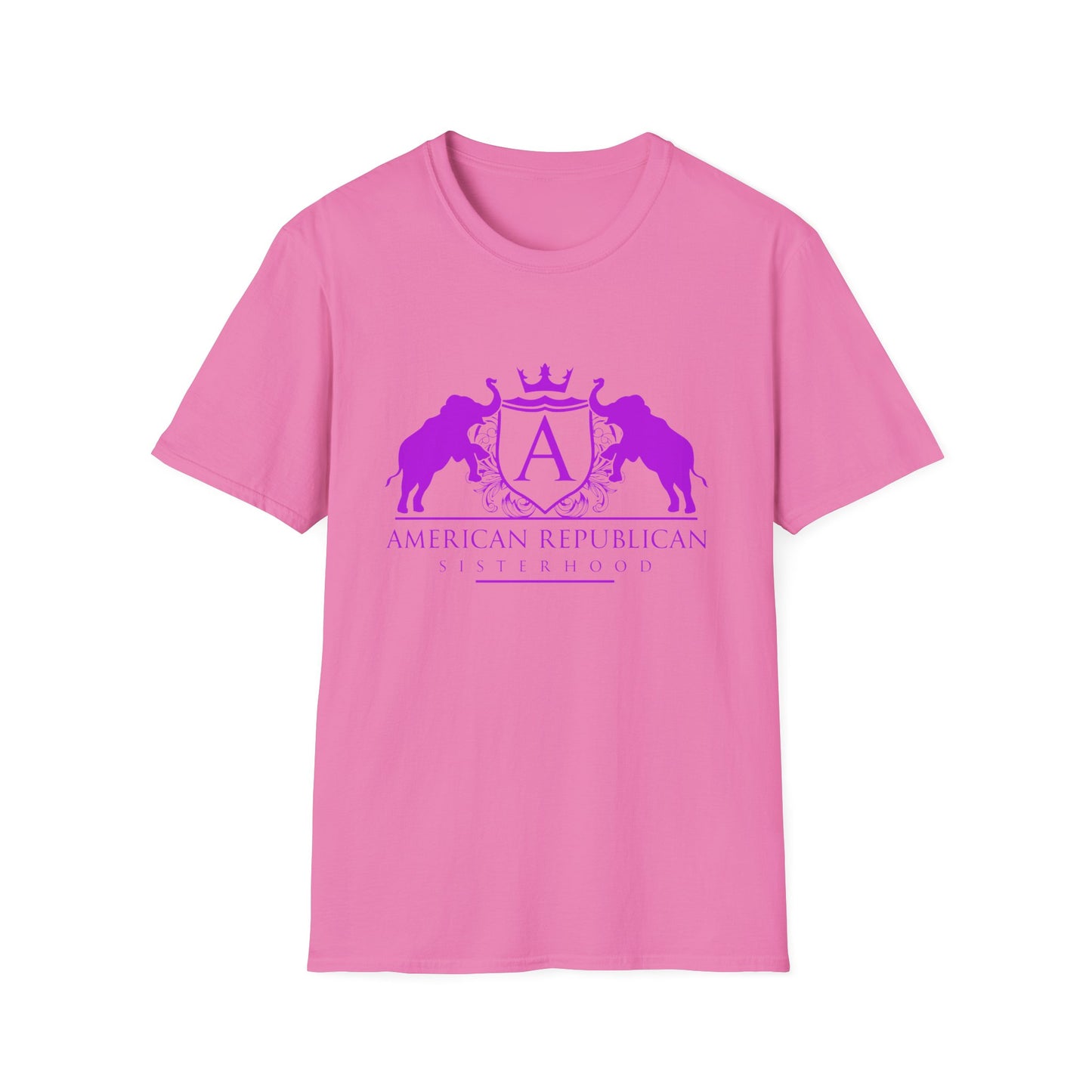 ARS Logo Womens Relaxed/Plus Tshirt (ARS - Hot Pink Logo)