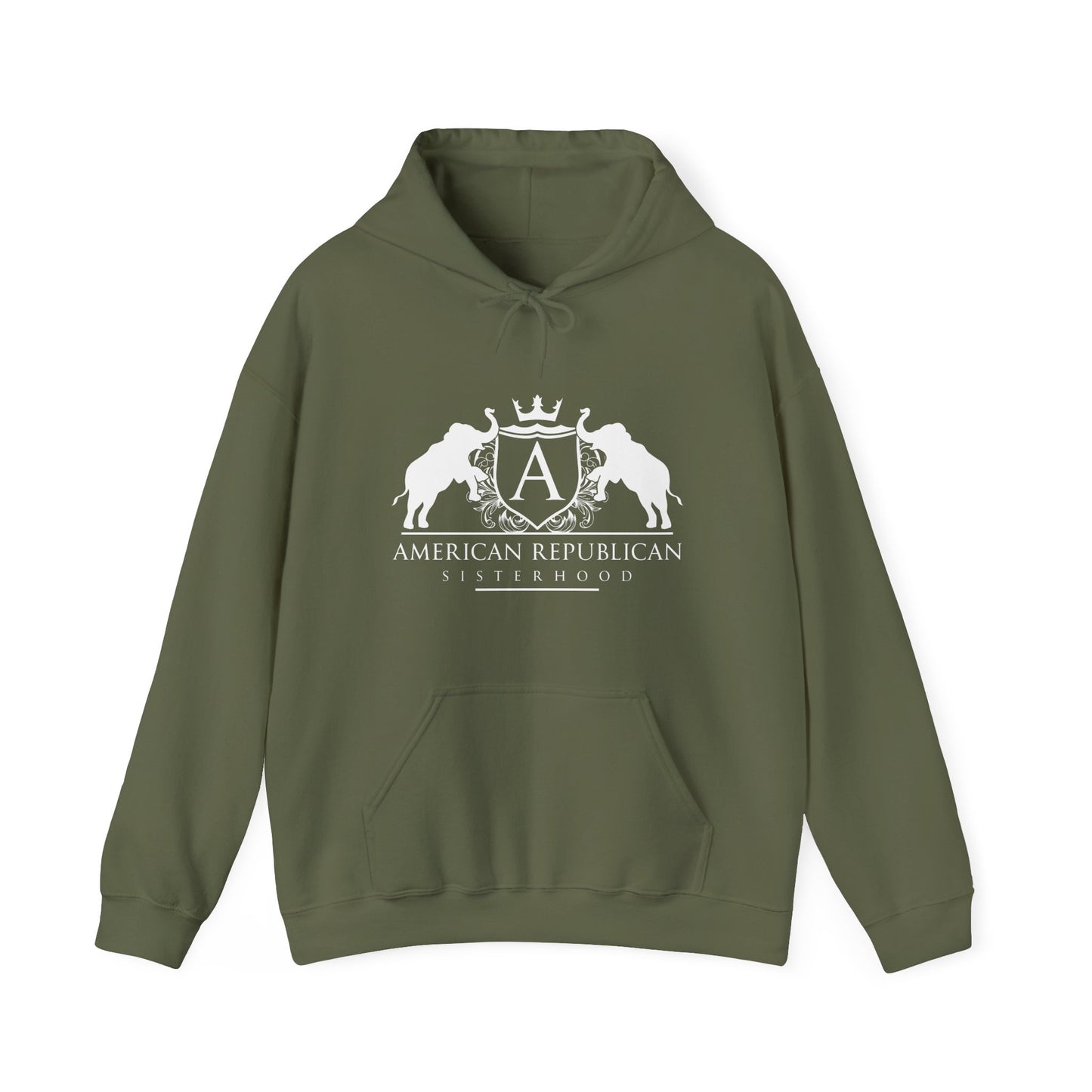 ARS White Logo Women's Hoodie