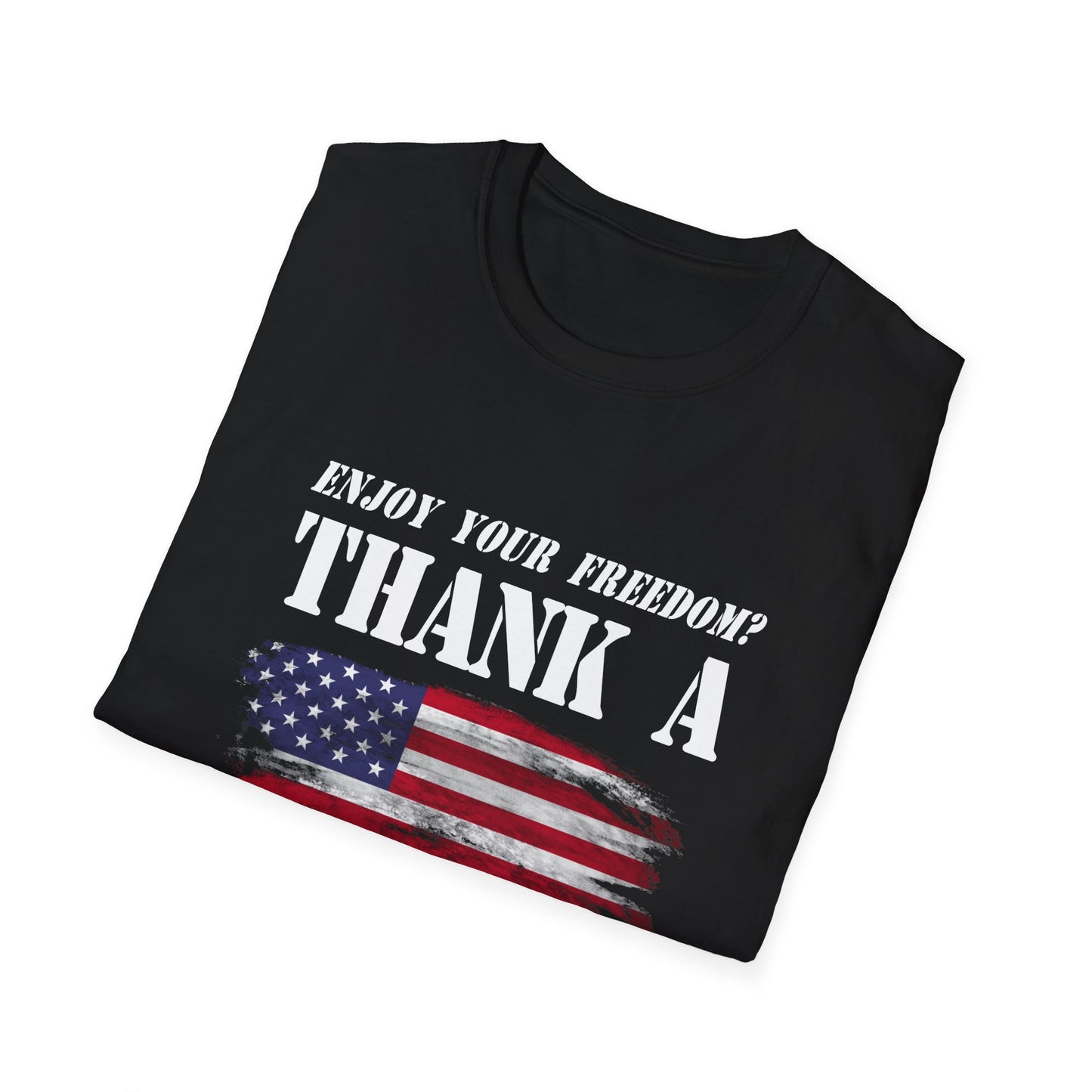 Enjoy Your Freedom Women's Relaxed/Plus Tshirt (MM Flag Logo) - Sweet Baby Jeez Teez