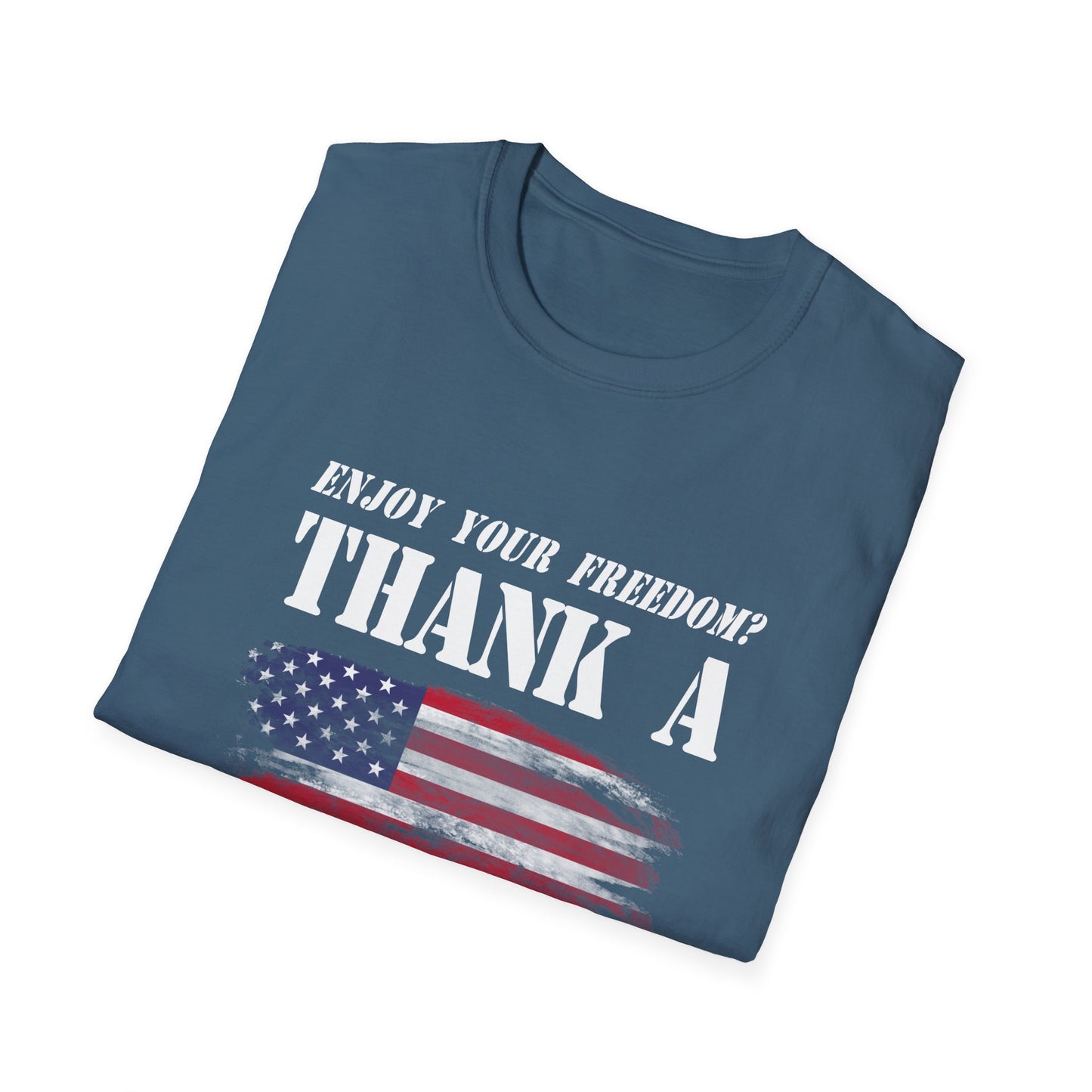 Enjoy Your Freedom Women's Relaxed/Plus Tshirt (MM Flag Logo) - Sweet Baby Jeez Teez