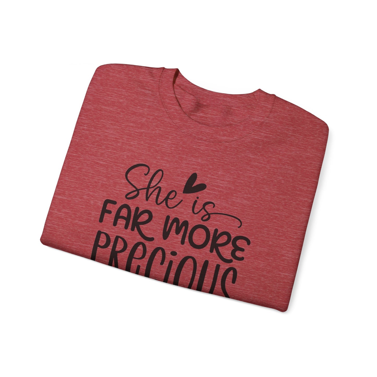 Far More Precious Women's Relaxed Sweatshirt - Sweet Baby Jeez Teez