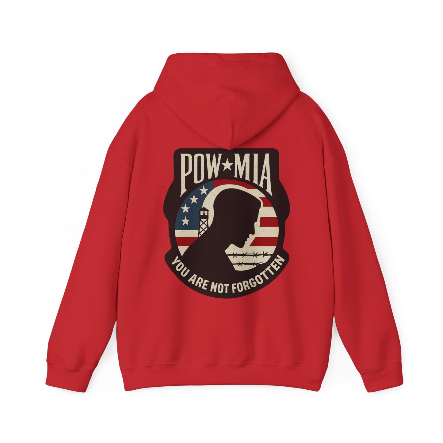 "POW MIA You are not Forgotten" Military Tribute Unisex Hoodie