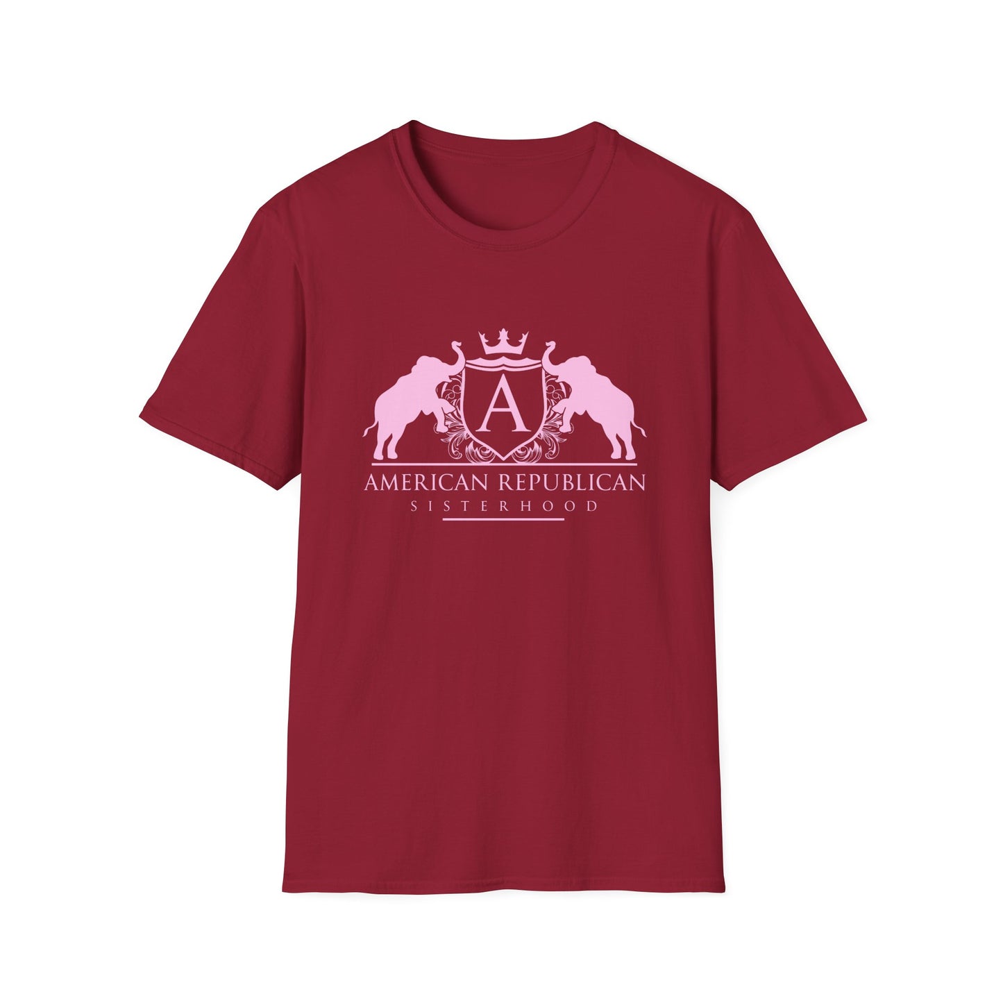 ARS Logo Women's Relaxed/Plus Tshirt (ARS - Baby Pink Logo)