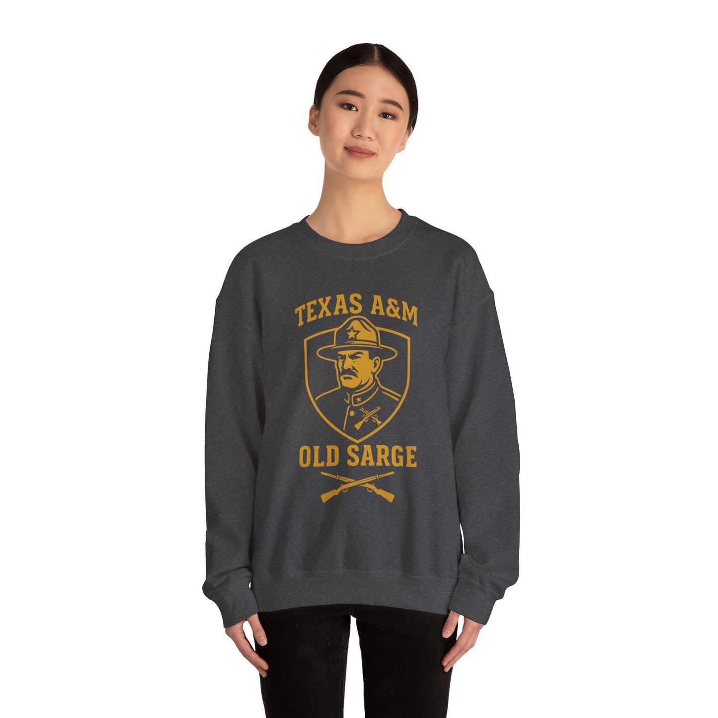 Vintage Texas A&M Old Sarge Cozy Unisex Crewneck Sweatshirt