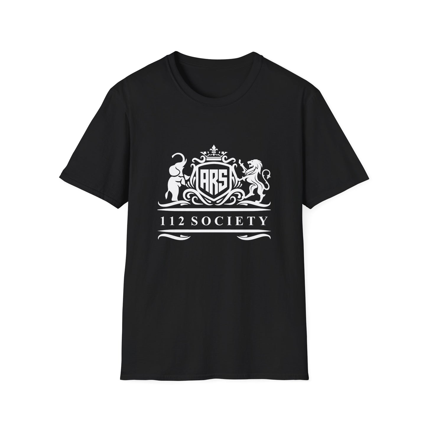 ARS 112 Society Men's Tshirt (White Logo) - Sweet Baby Jeez Teez