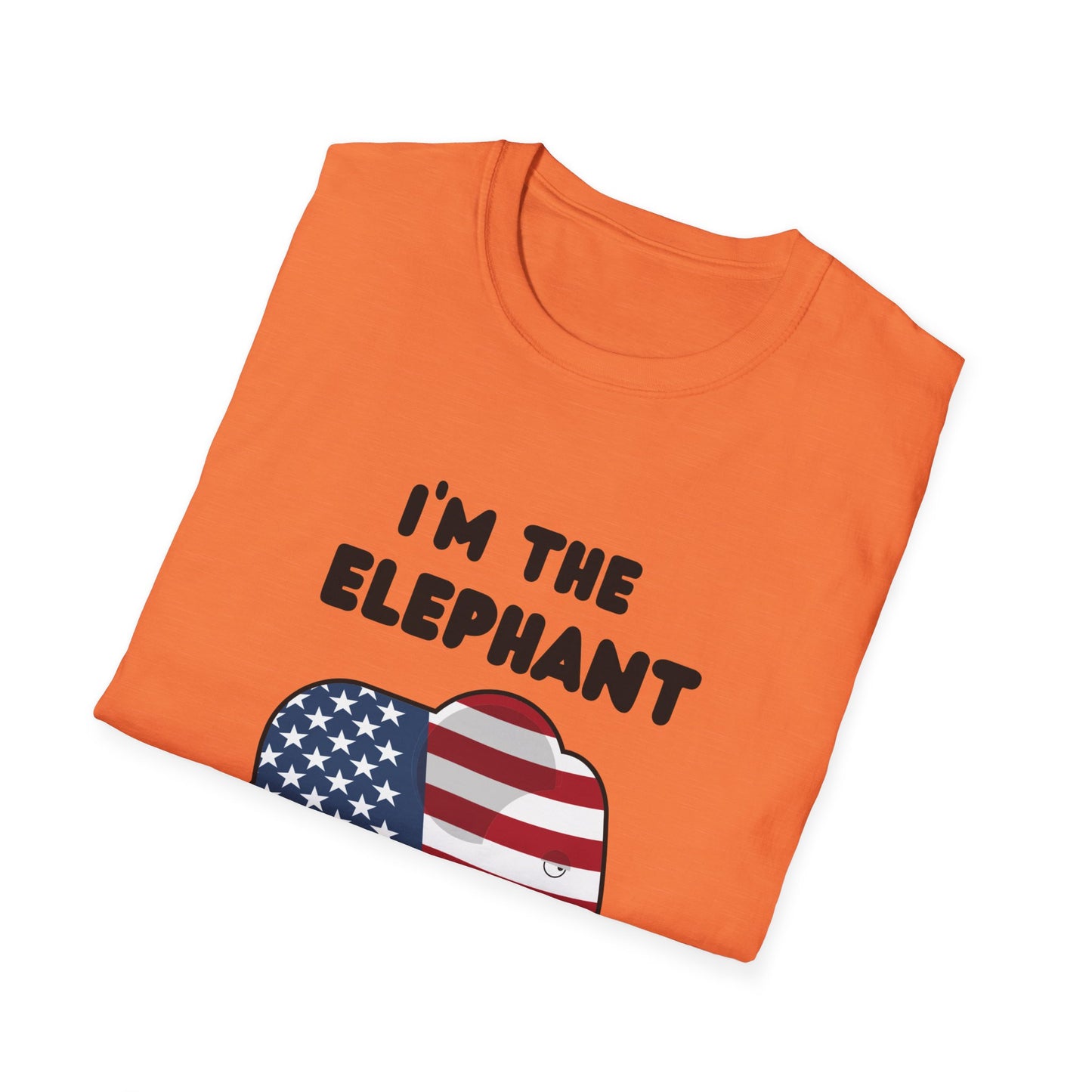 Elephant in Room Cartoon Women's Relaxed/Plus Tshirt (Black Logo) - Sweet Baby Jeez Teez