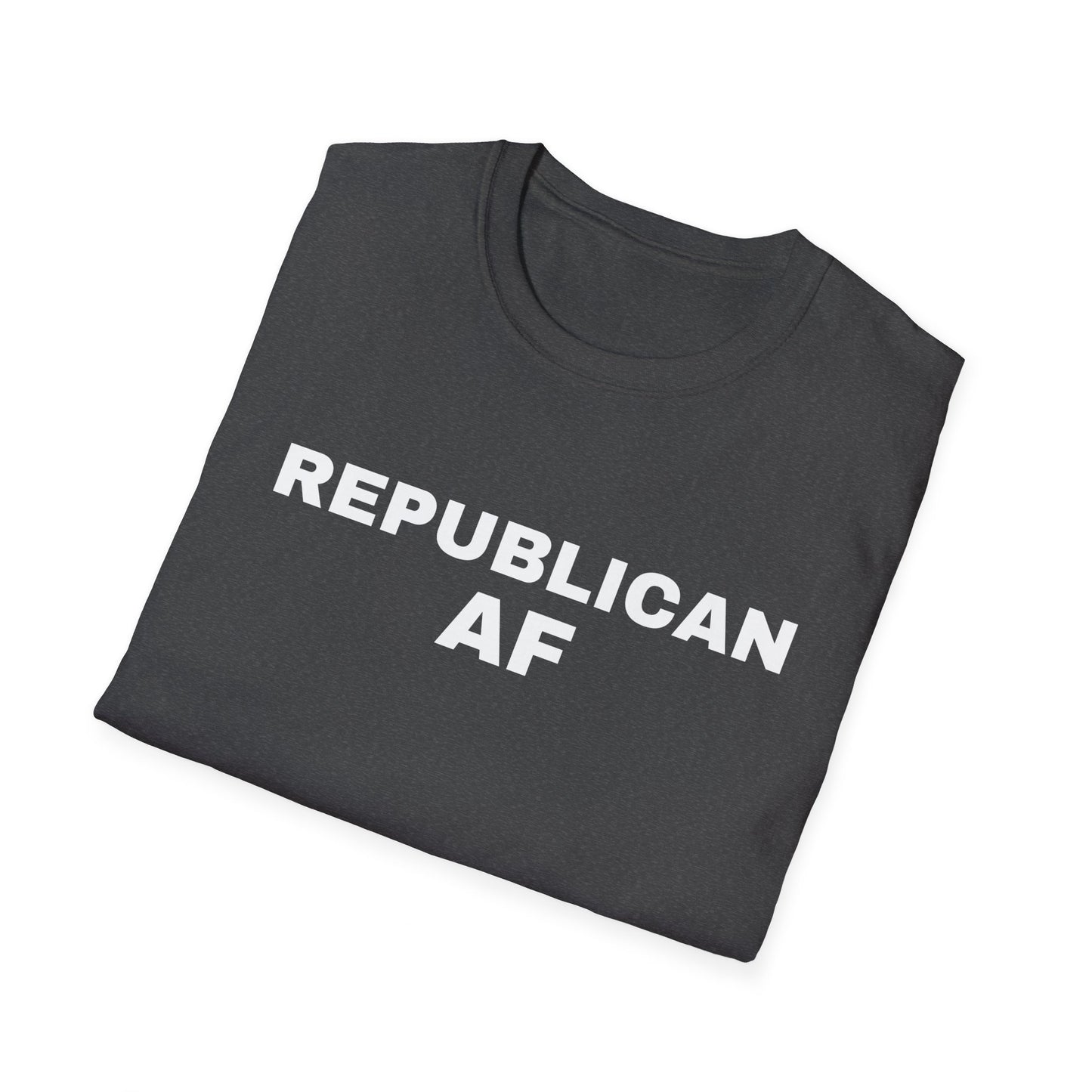 Republican AF Men's Tshirt (White Logo) - Sweet Baby Jeez Teez