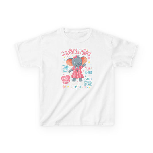 Way to Be, Ellalee! (TM) Christian Values Girl's Tshirt (Multi-Color Logo) - Sweet Baby Jeez Teez