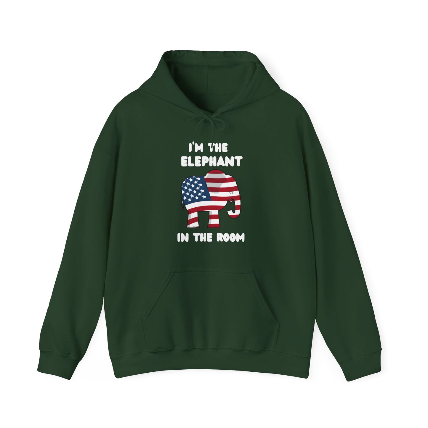 Elephant in the Room Women's Hoodie S-5XL (White Logo) - Sweet Baby Jeez Teez