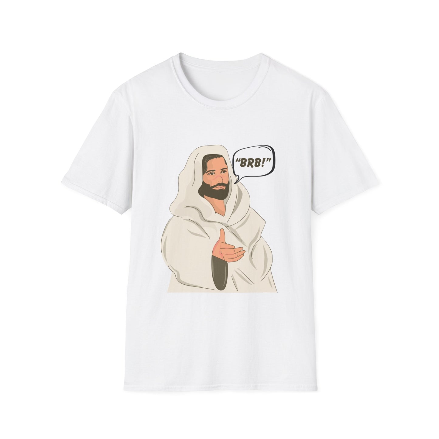 "BRB" Men's Tshirt (Cartoon Logo) - Sweet Baby Jeez Teez
