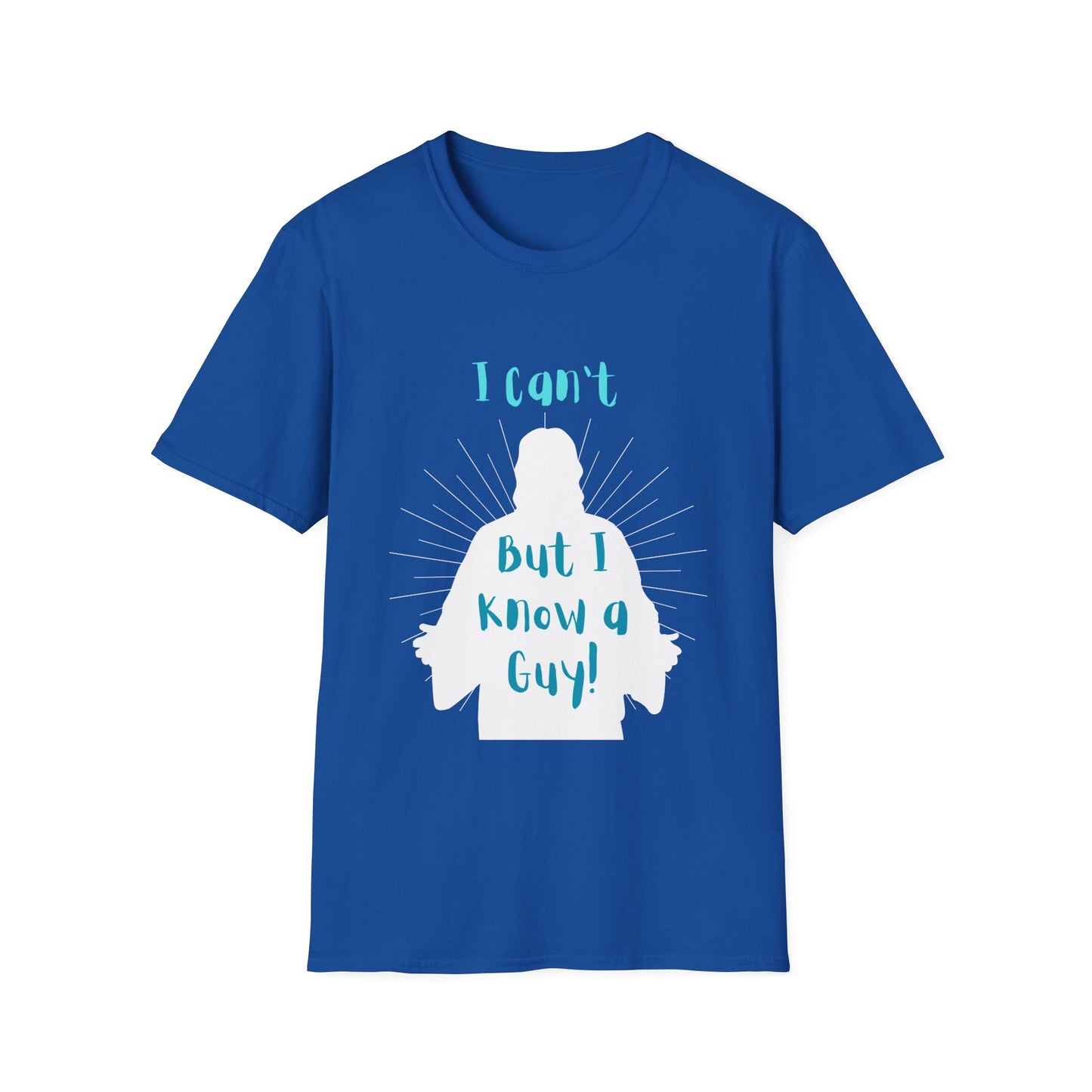 I Know a Guy Men's Tshirt (White Logo) - Sweet Baby Jeez Teez