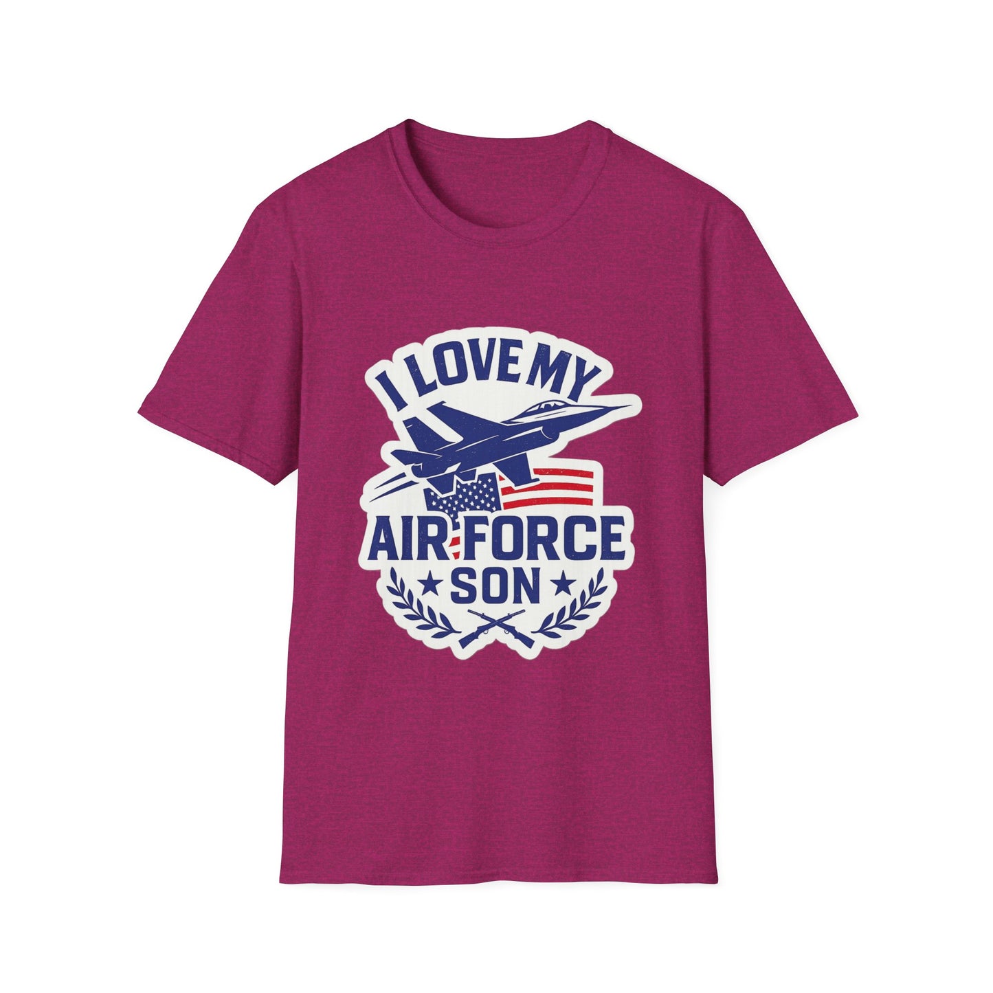 "I Love My Air Force Son" Military Patriotic Softstyle T-Shirt
