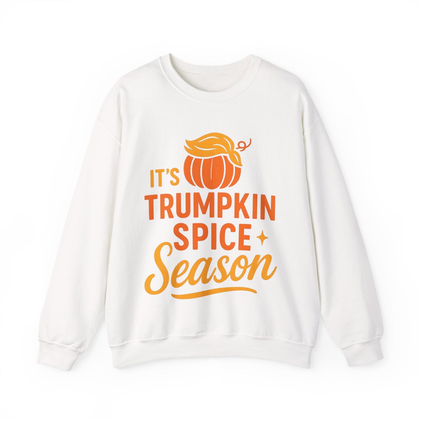 TRUMP-kin Spice Unisex Cozy Sweatshirt (Pumpkin Logo)