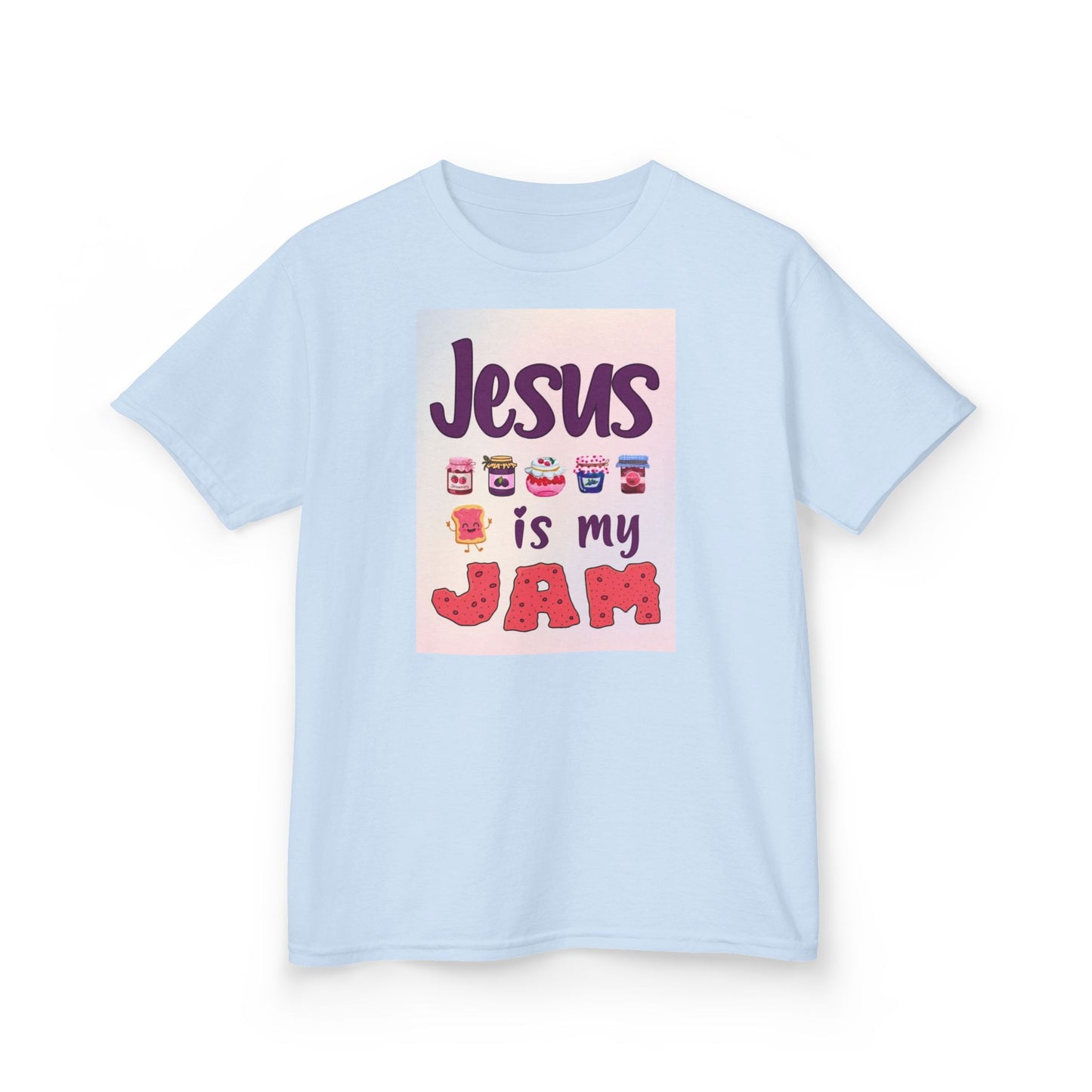 "Jesus is my Jam" Kid's Tshirt (Rainbow Logo) - Sweet Baby Jeez Teez