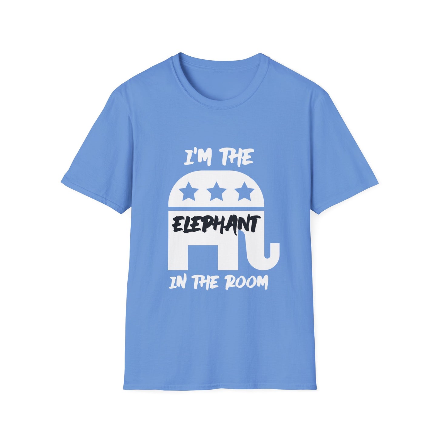 Elephant Women's Relaxed/Plus Tshirt (White/Black Logo) - Sweet Baby Jeez Teez