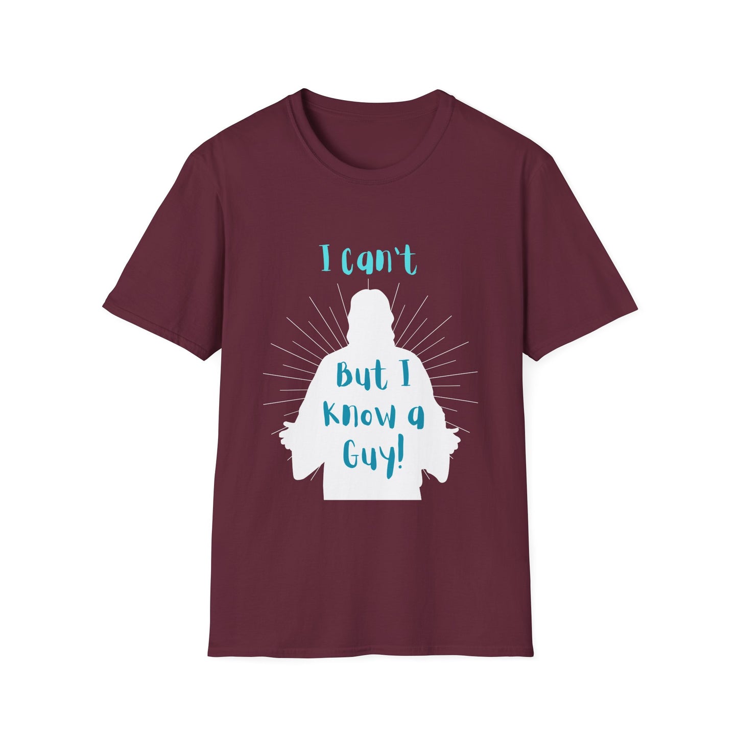I Know a Guy Men's Tshirt (White Logo) - Sweet Baby Jeez Teez