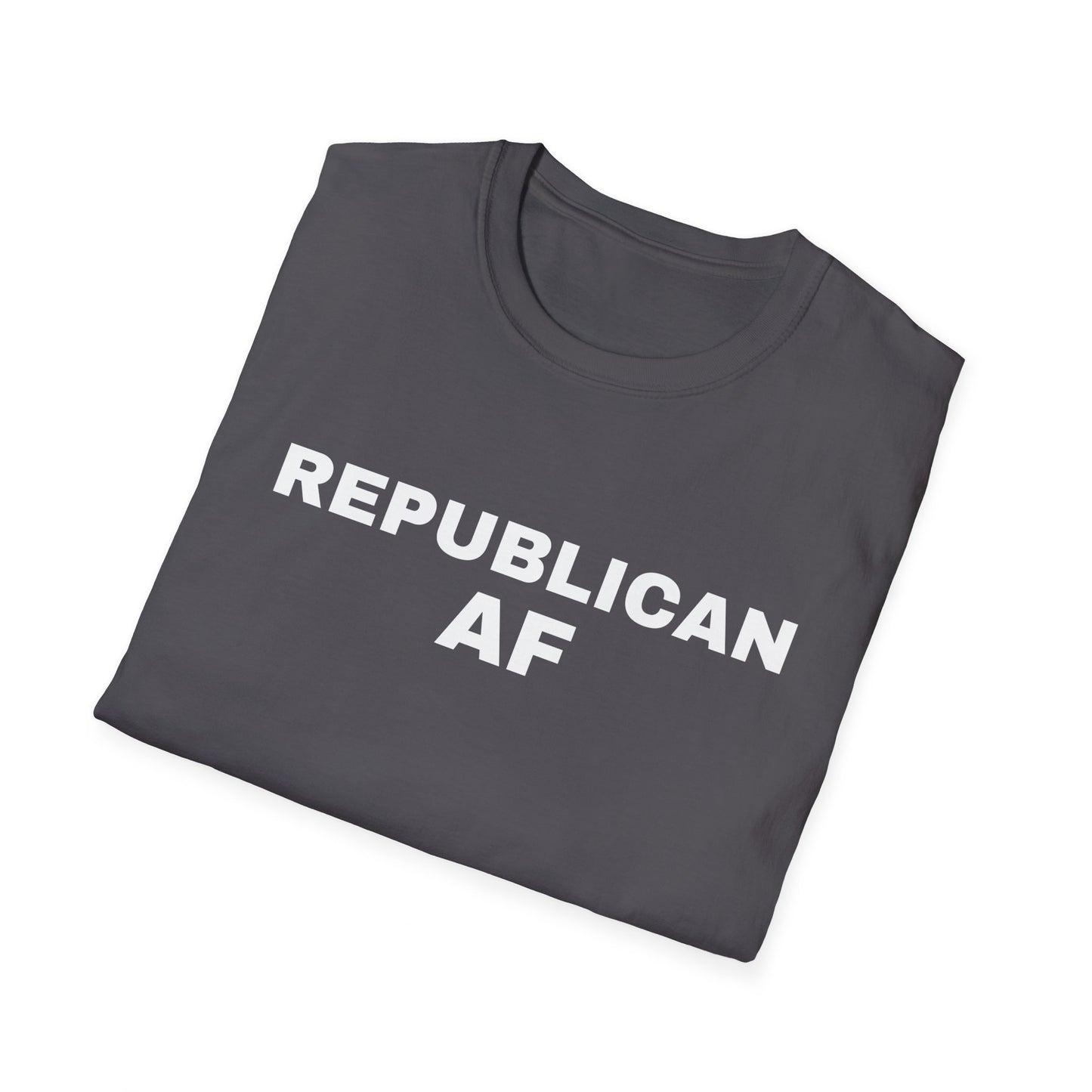 Republican AF Men's Tshirt (White Logo) - Sweet Baby Jeez Teez