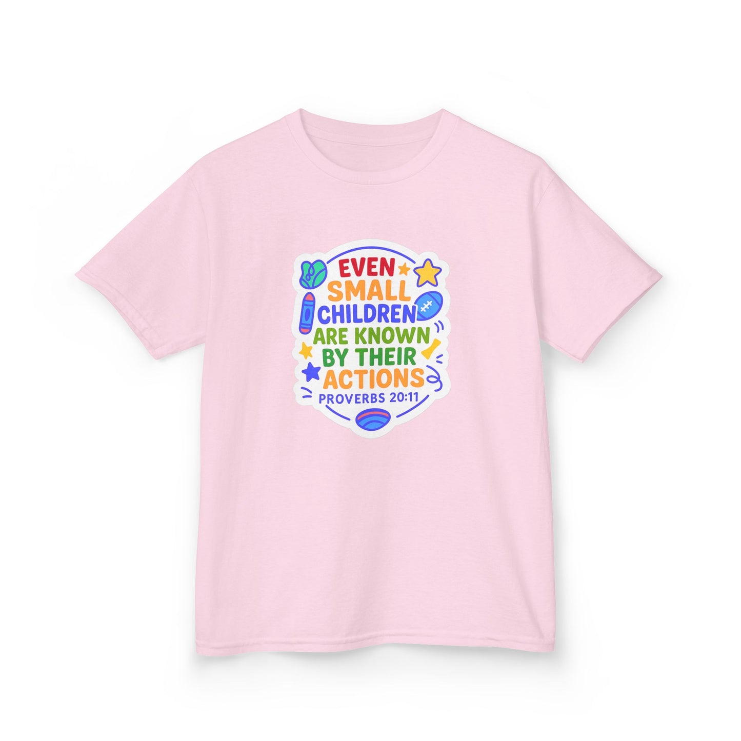 "Even Small Children" Christian Kid's Bible Verse Tshirt