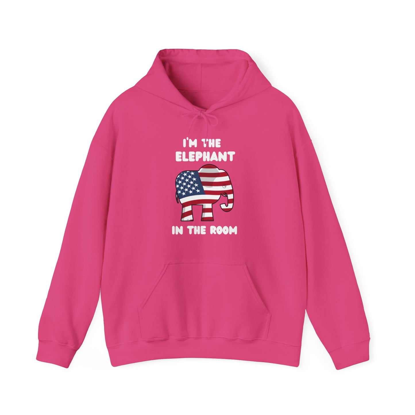 Elephant in the Room Women's Hoodie S-5XL (White Logo) - Sweet Baby Jeez Teez