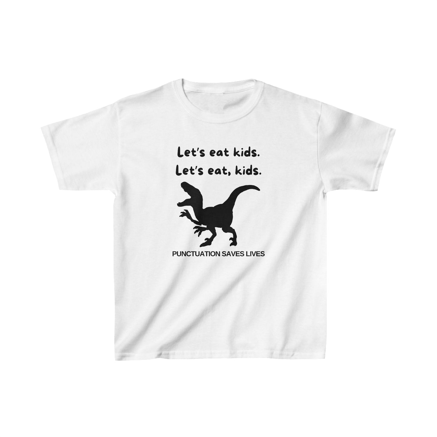 Lets Eat Kids Boys Tshirt (Black Logo) - Sweet Baby Jeez Teez