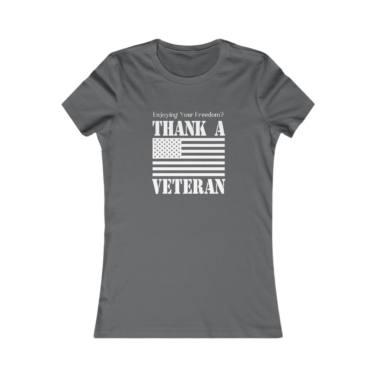 Enjoy Your Freedom Women's Fitted Tshirt (MM White Logo) - Sweet Baby Jeez Teez