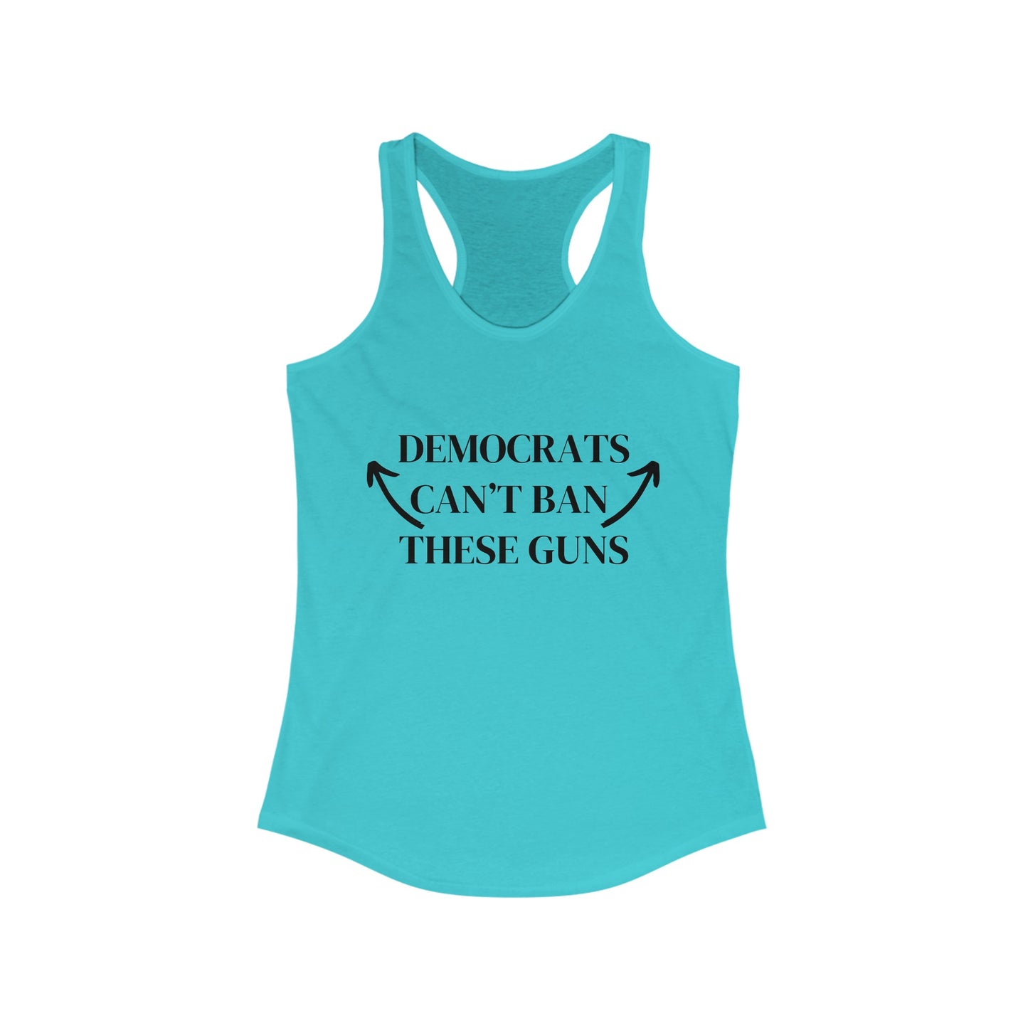 Can't Ban These Women's Racerback Tank (Black Logo) - Sweet Baby Jeez Teez