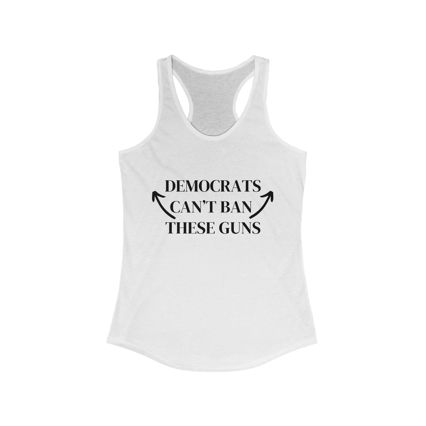 Can't Ban These Women's Racerback Tank (Black Logo) - Sweet Baby Jeez Teez