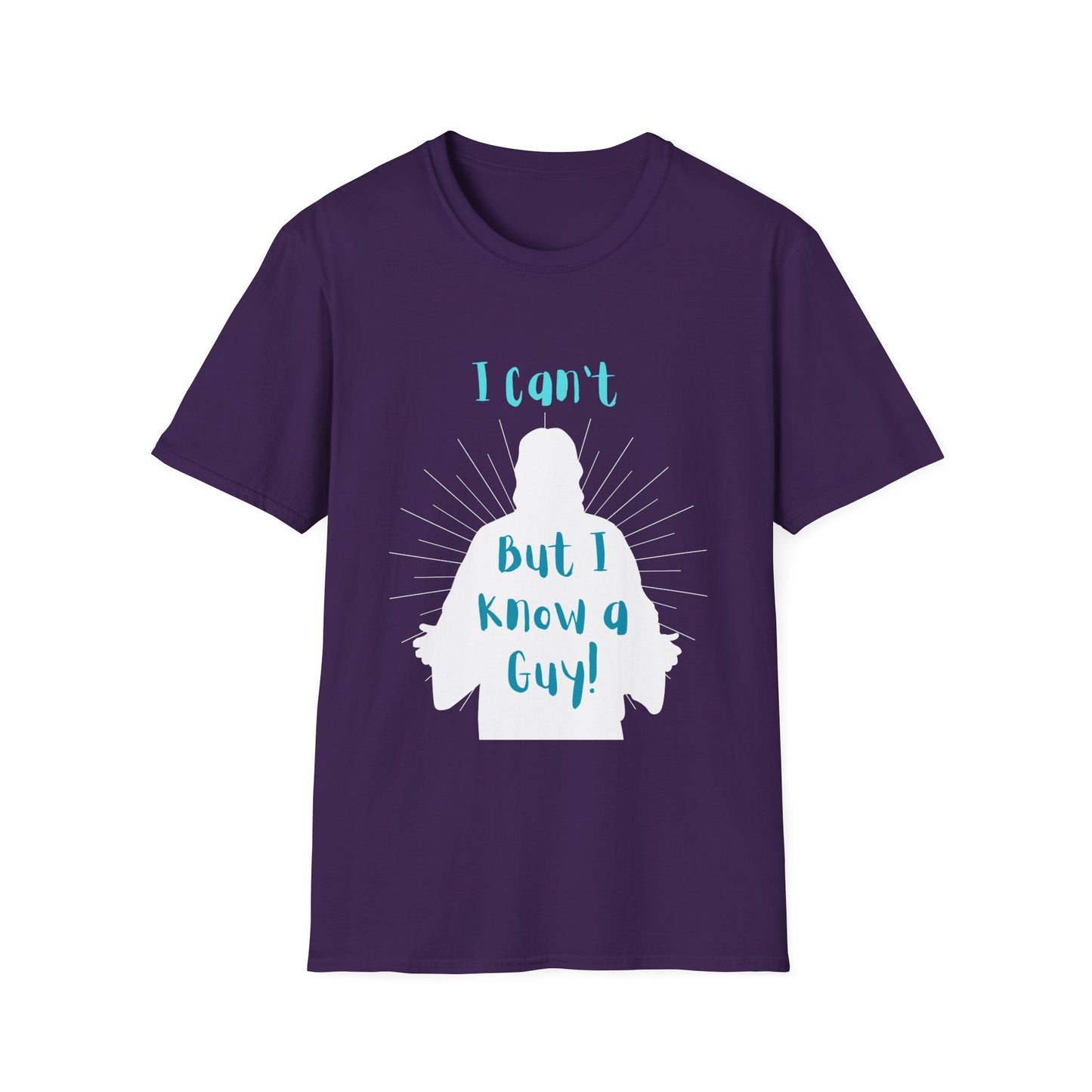 I Know a Guy Men's Tshirt (White Logo) - Sweet Baby Jeez Teez