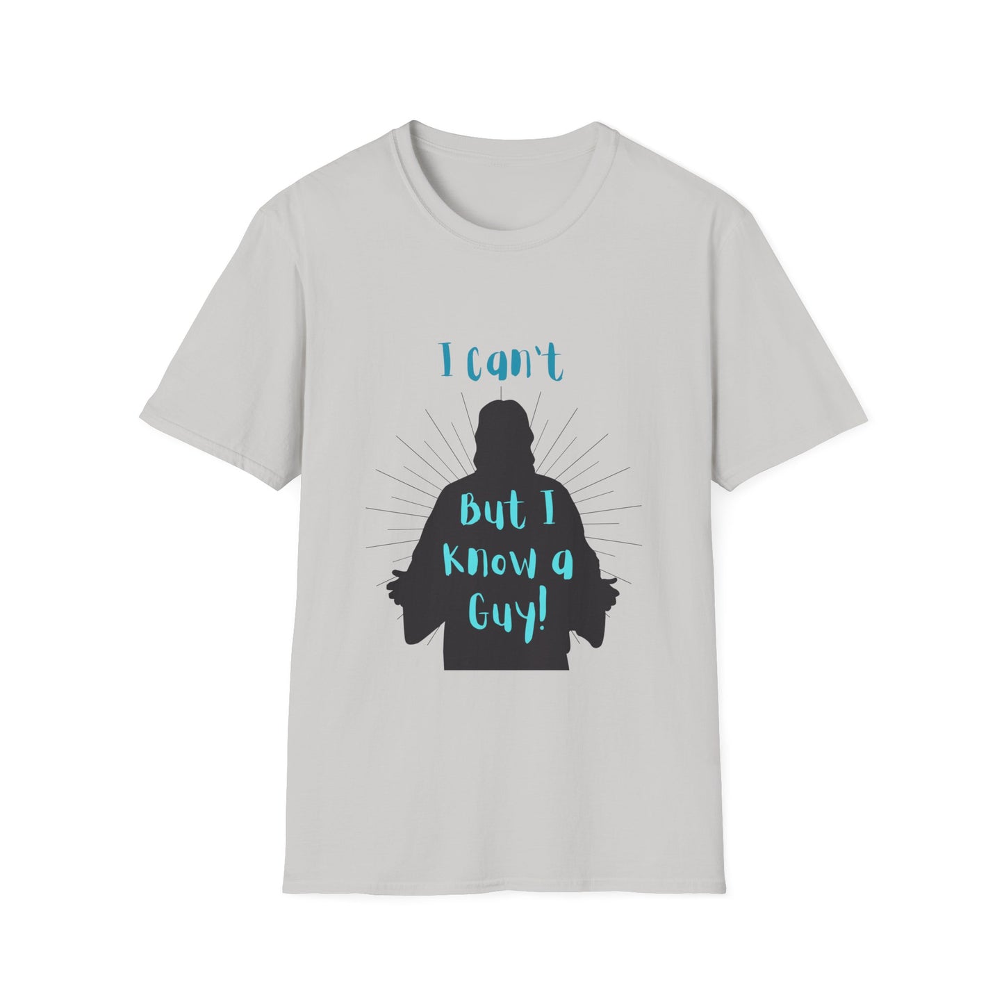 I Know a Guy Men's Tshirt (Black Logo) - Sweet Baby Jeez Teez